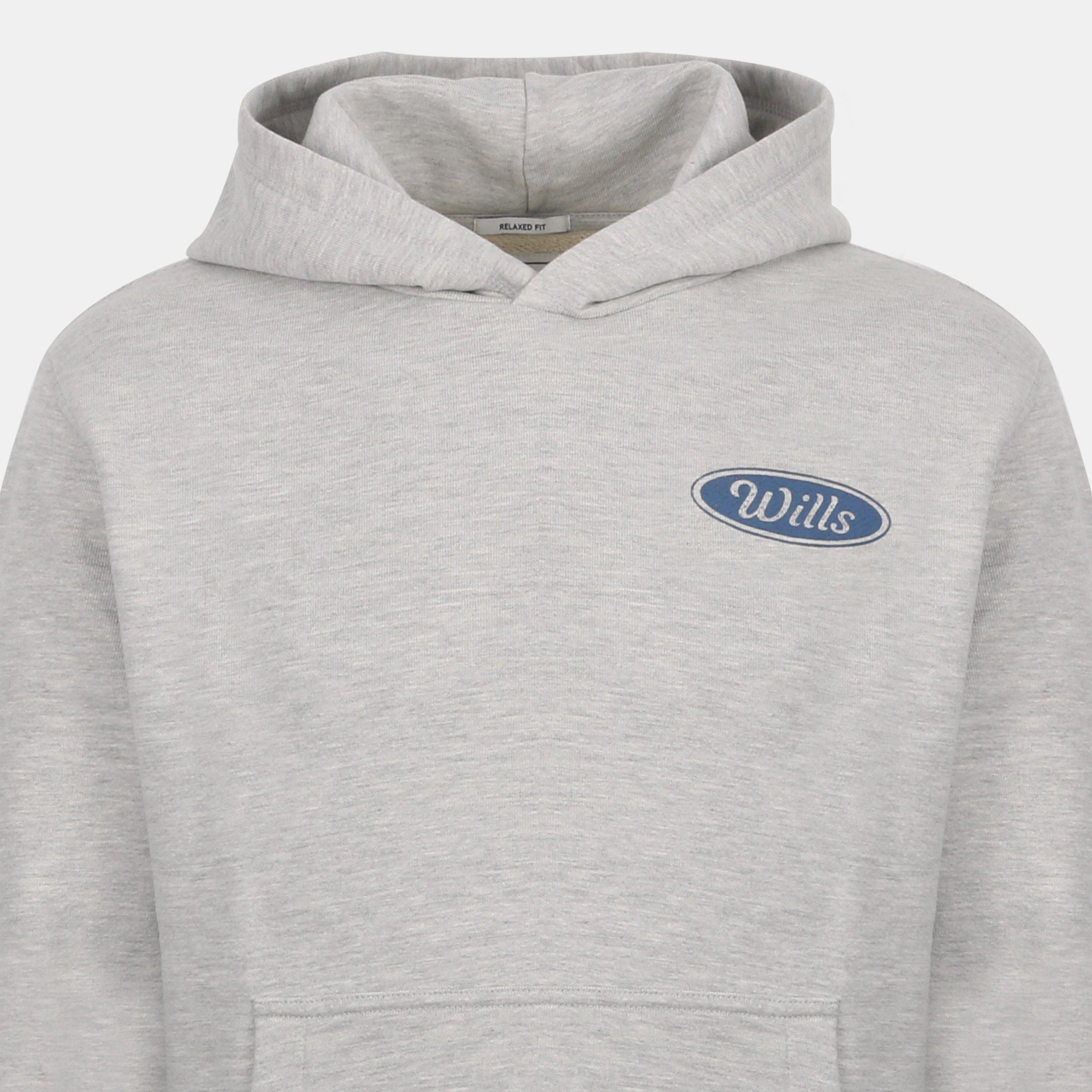 Ice Marl - Jack Wills - Americano Cotton Long Sleeve Hoodie - 3