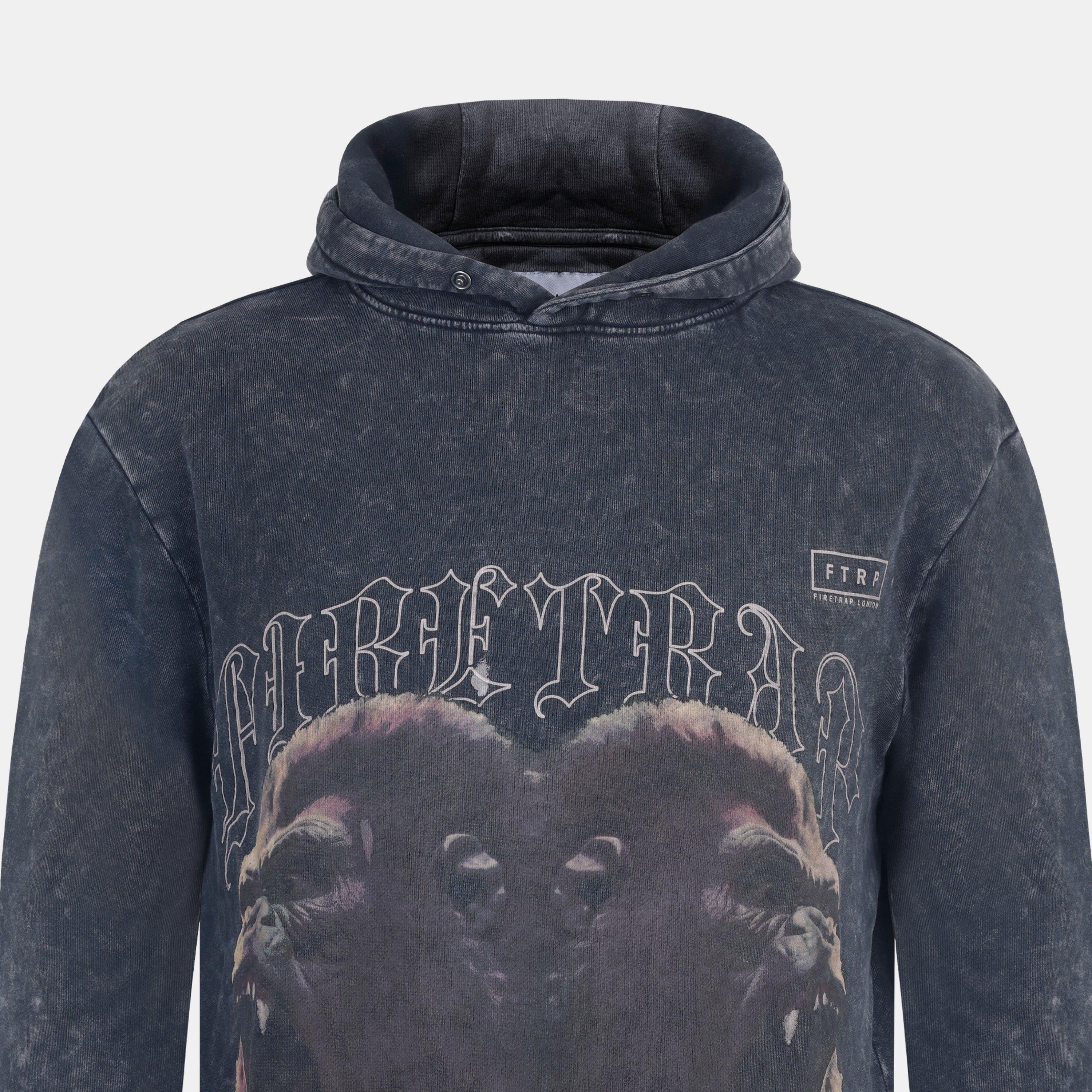 Gorilla - Firetrap - Men's Graphic Hoodie - 3