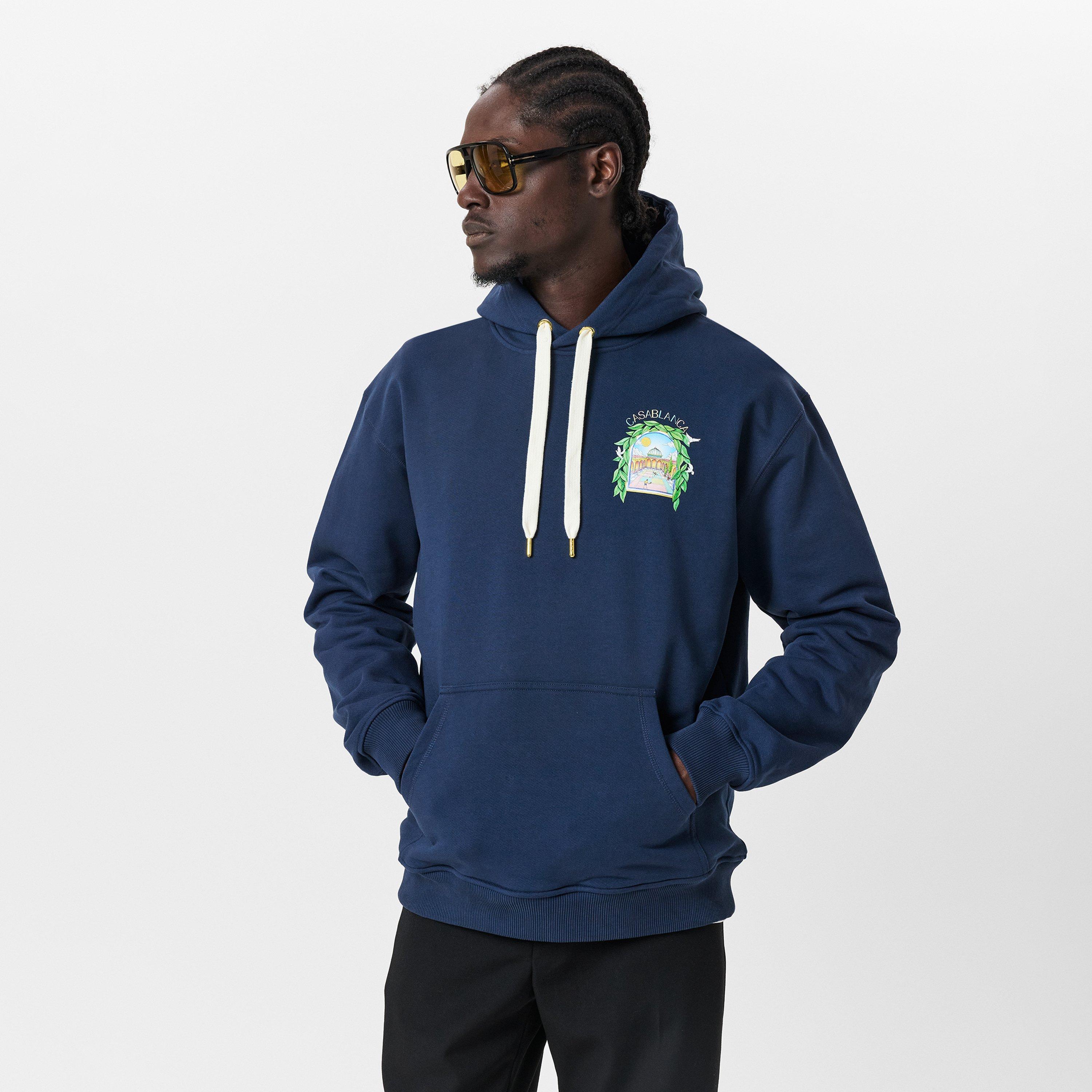 Navy - Casablanca - Larche Hoodie - 3