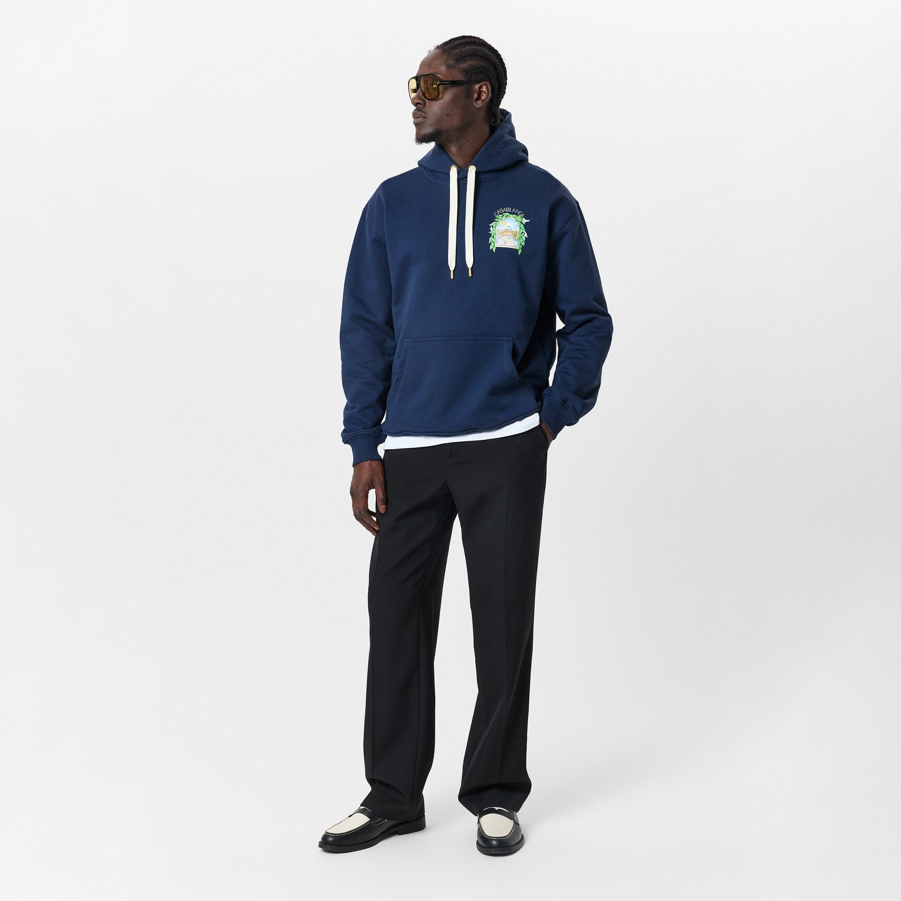 Navy - Casablanca - Larche Hoodie - 6
