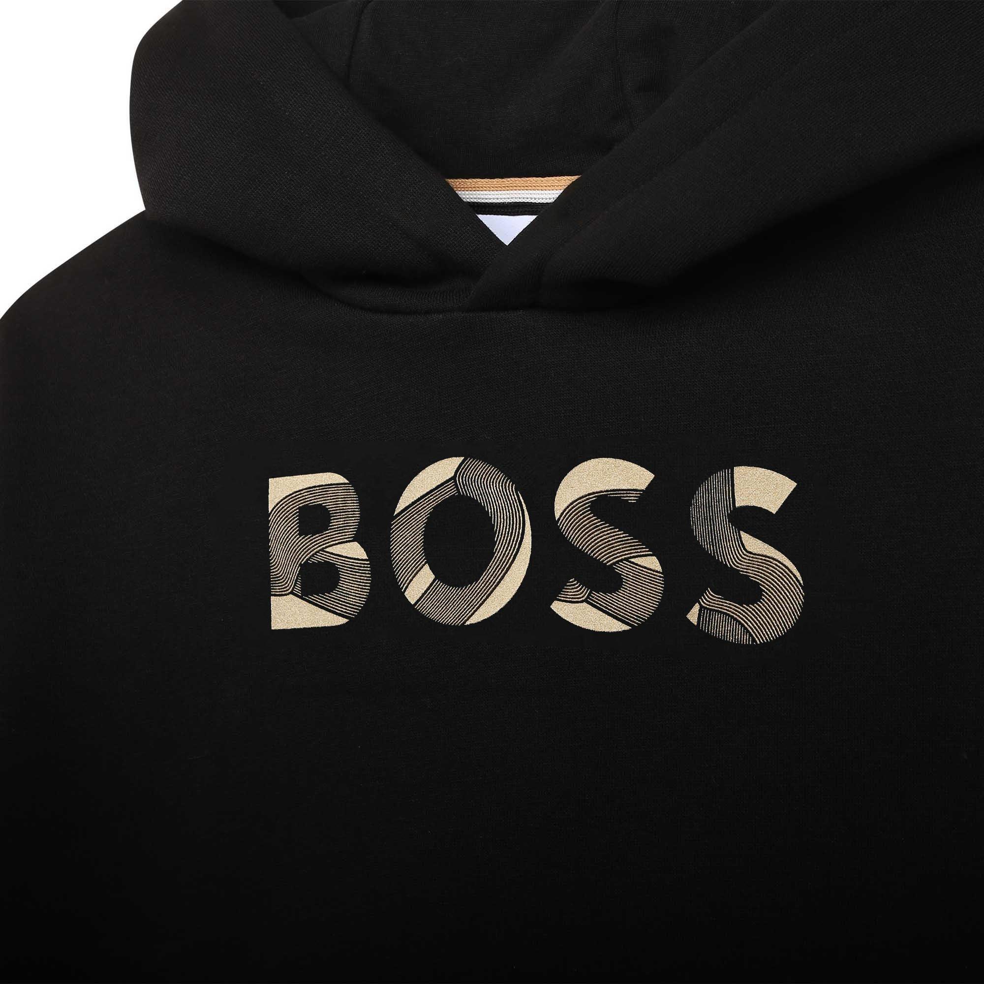 Noir 09B - Boss - Kids Logo Hoodie - 3