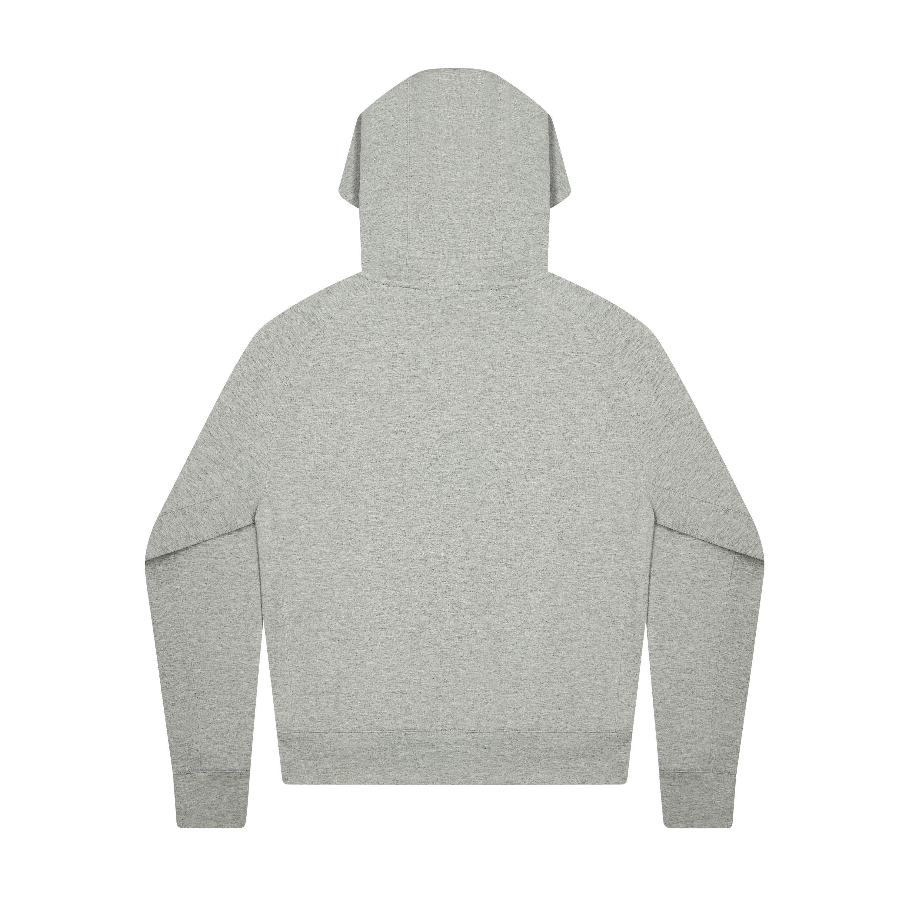 Grey - No Fear - Mens Tech Zip Up Hoodie - 2