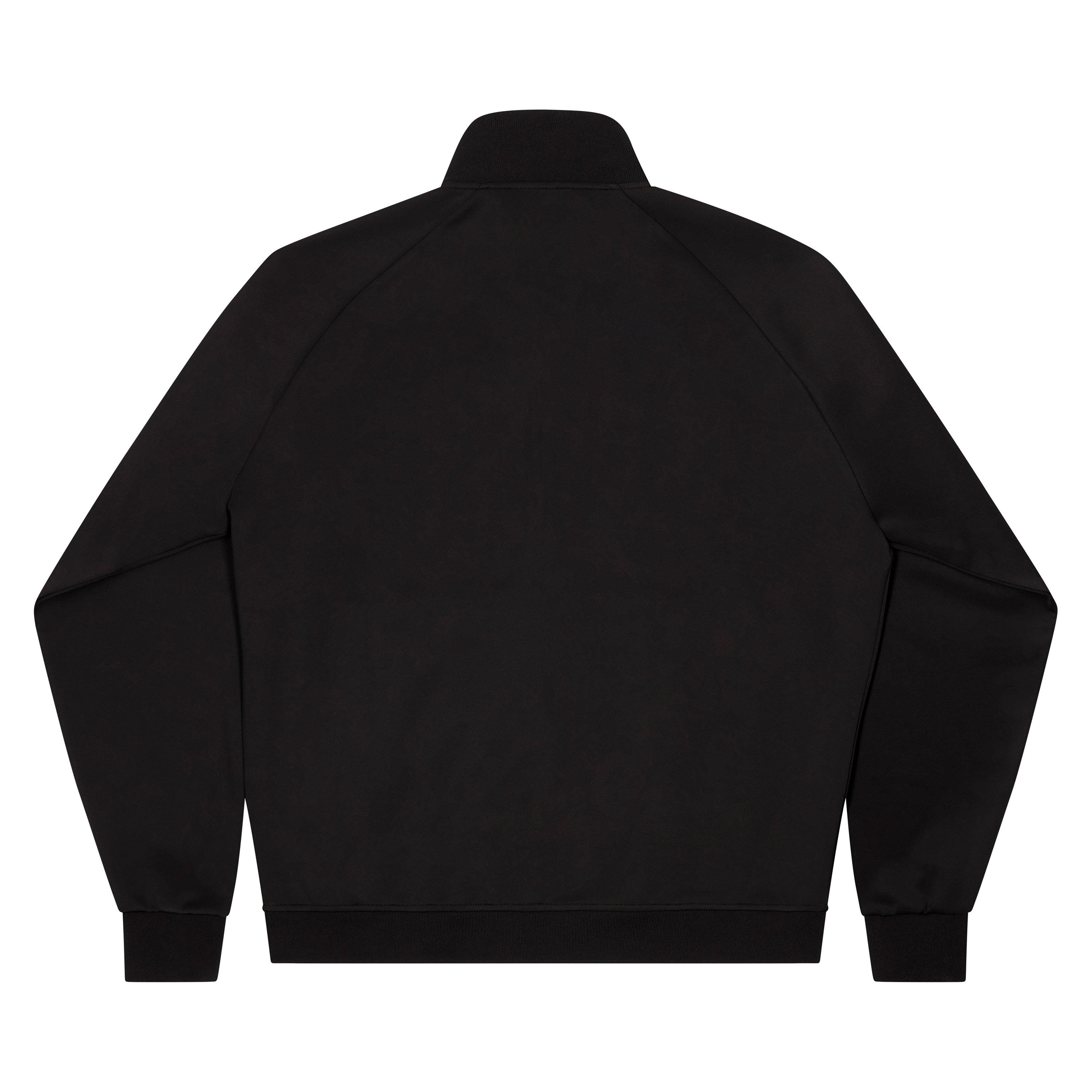 Black - No Fear - Mens Slim Tracksuit Zip-Up Top - 2