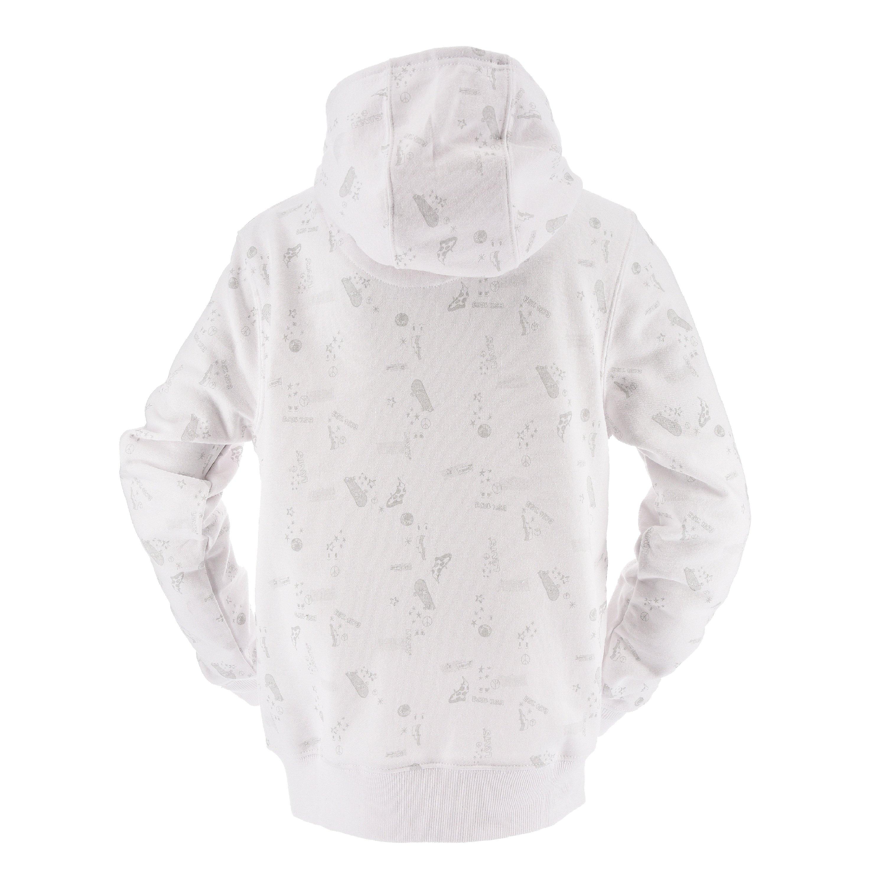 White - Levis - Printed Off The Hook Hoodie Juniors - 4