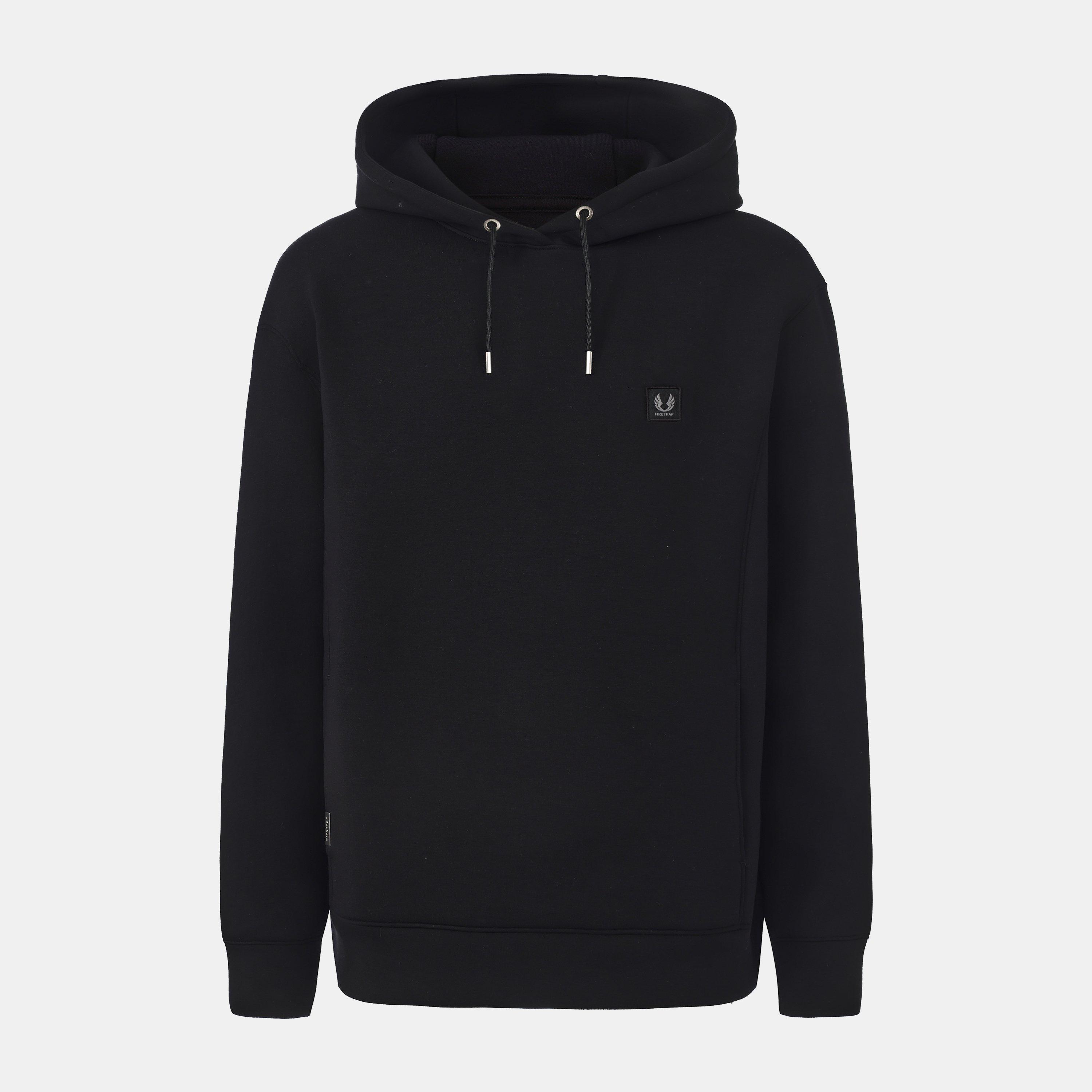 Black - Firetrap - Scuba Hoody Mens - 1