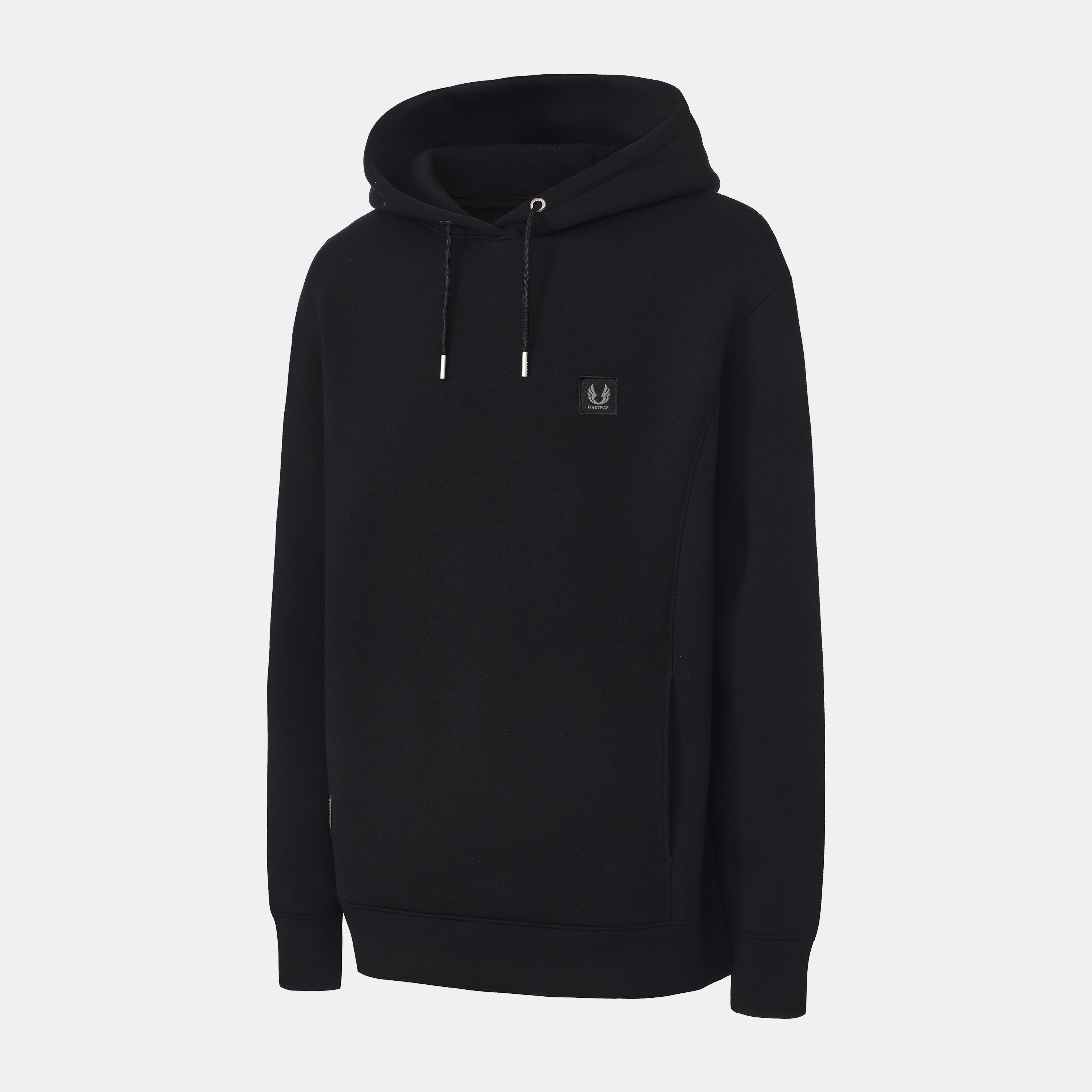 Black - Firetrap - Scuba Hoody Mens - 3