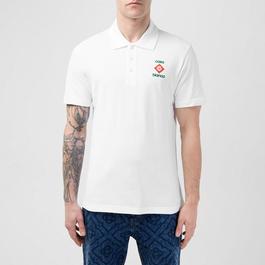 Casablanca Logo Piqué Polo Shirt