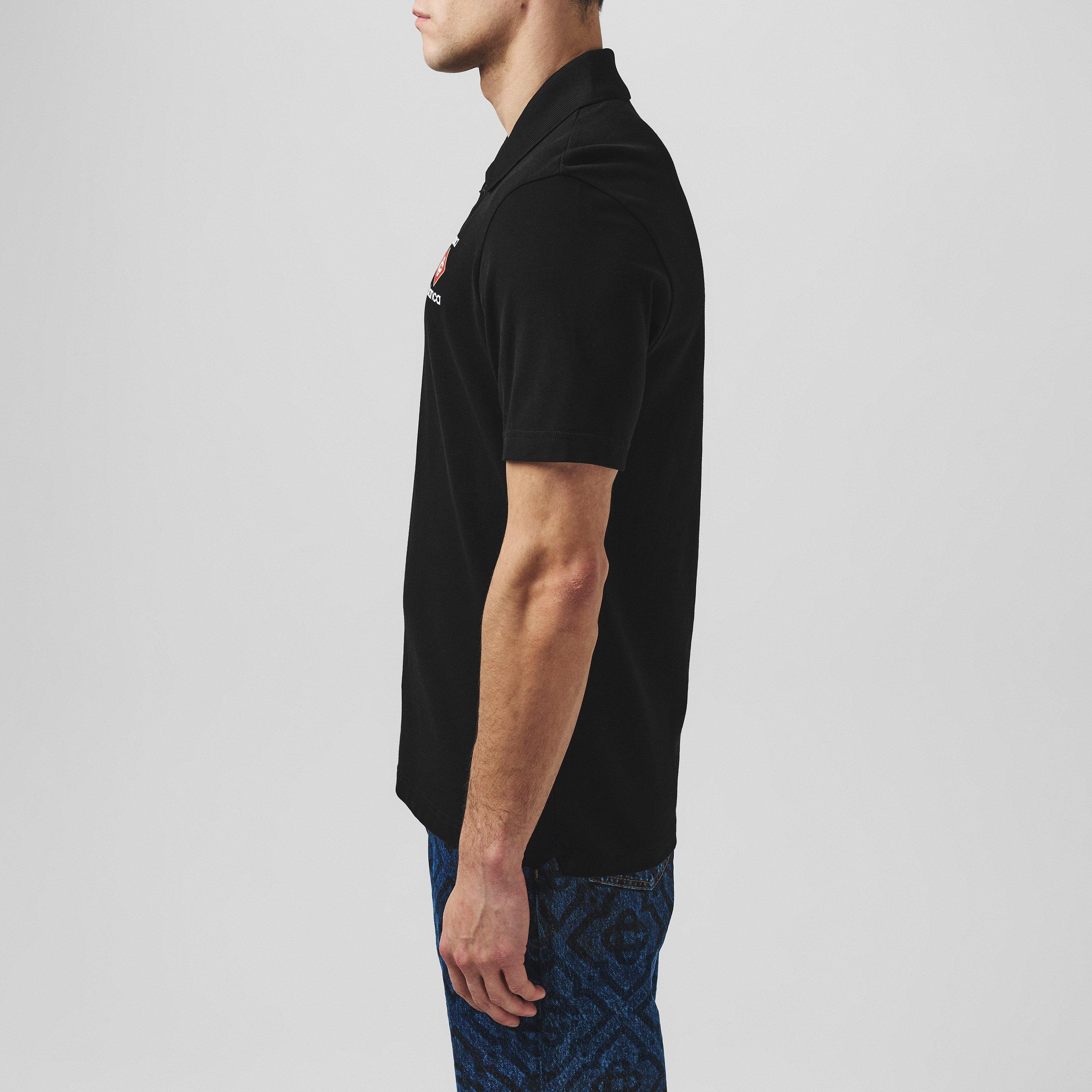 Black - Casablanca - Logo Piqué Polo Shirt - 2