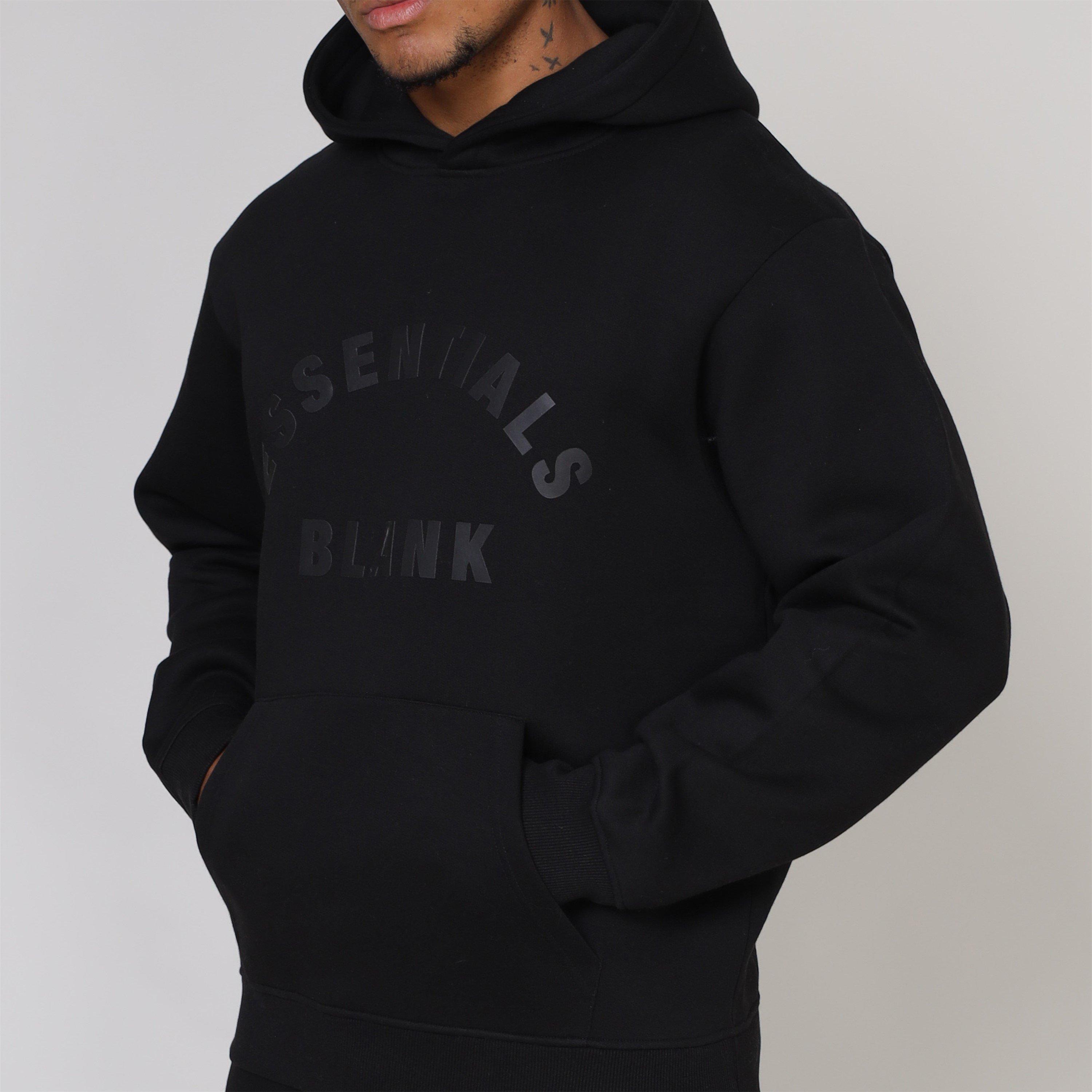 Black - Blank Essentials - Arch Hoodie Mens - 2