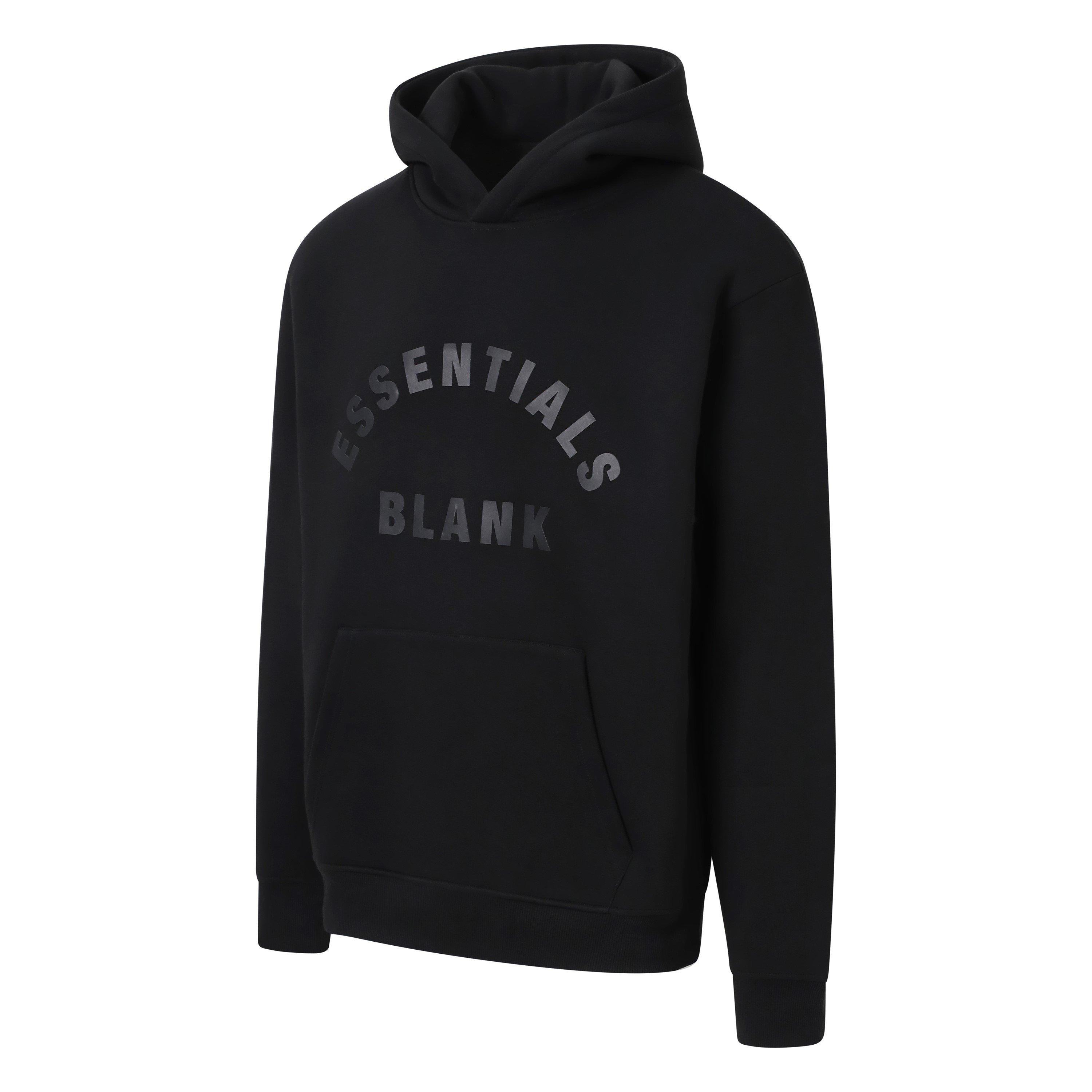 Black - Blank Essentials - Arch Hoodie Mens - 6