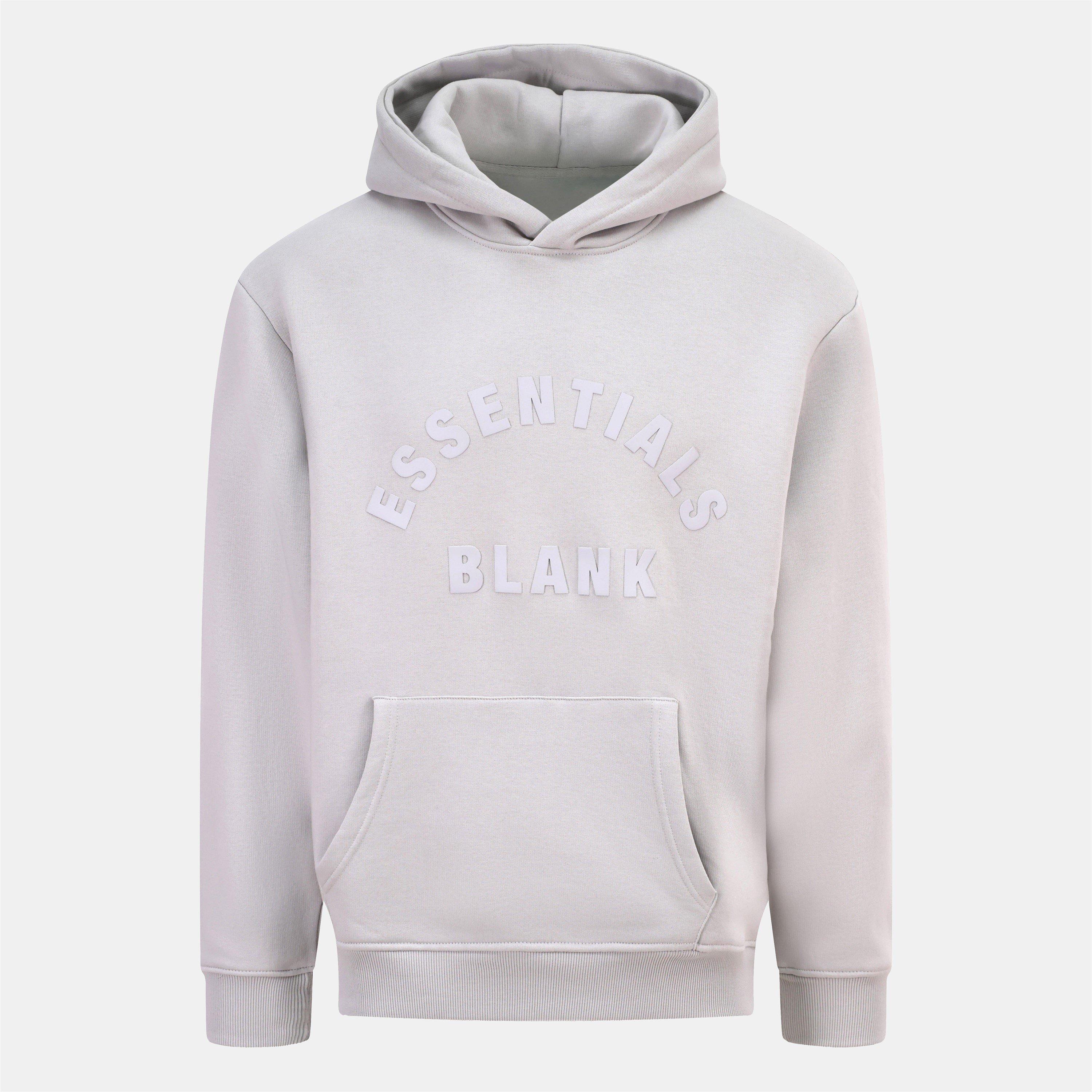 Blank Essentials Men's Arch Hoodie - Flat Grey - X Large