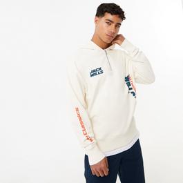Jack Wills TEEN Thunderbolt logo-print sweatshirt Nero