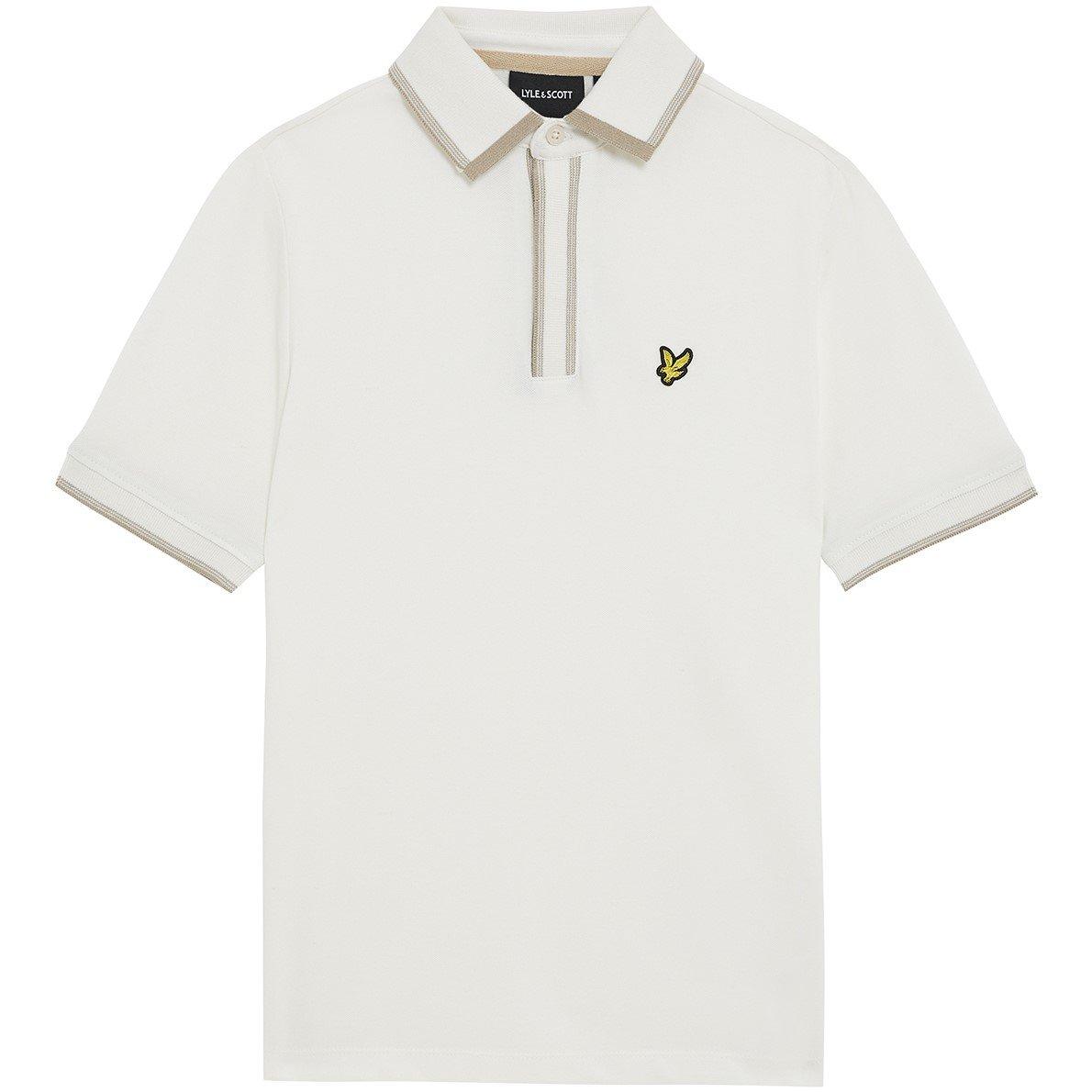 X157 Chalk - Lyle and Scott - Kids' Short-Sleeve Polo Shirt - 7