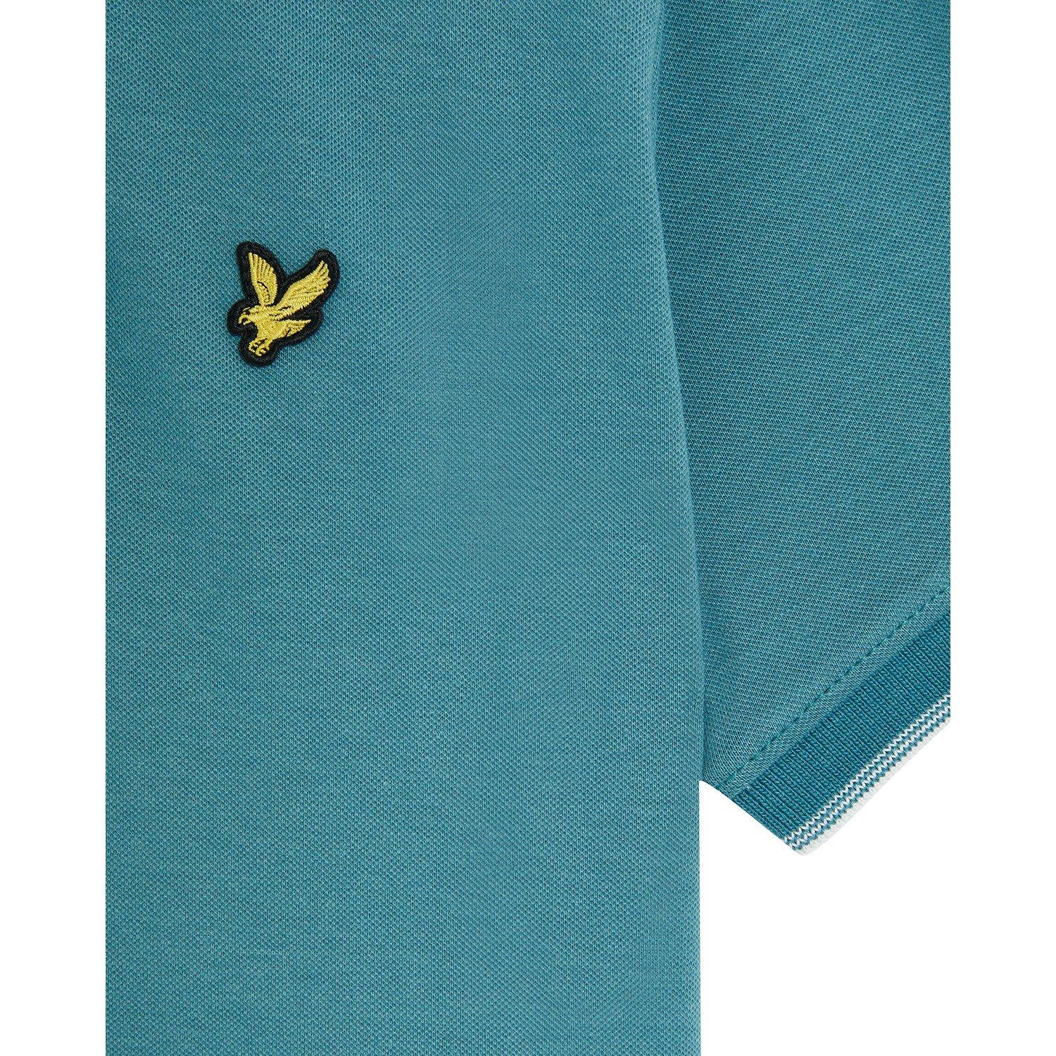 X579 Blue Storm - Lyle and Scott - Kids' Short-Sleeve Polo Shirt - 3