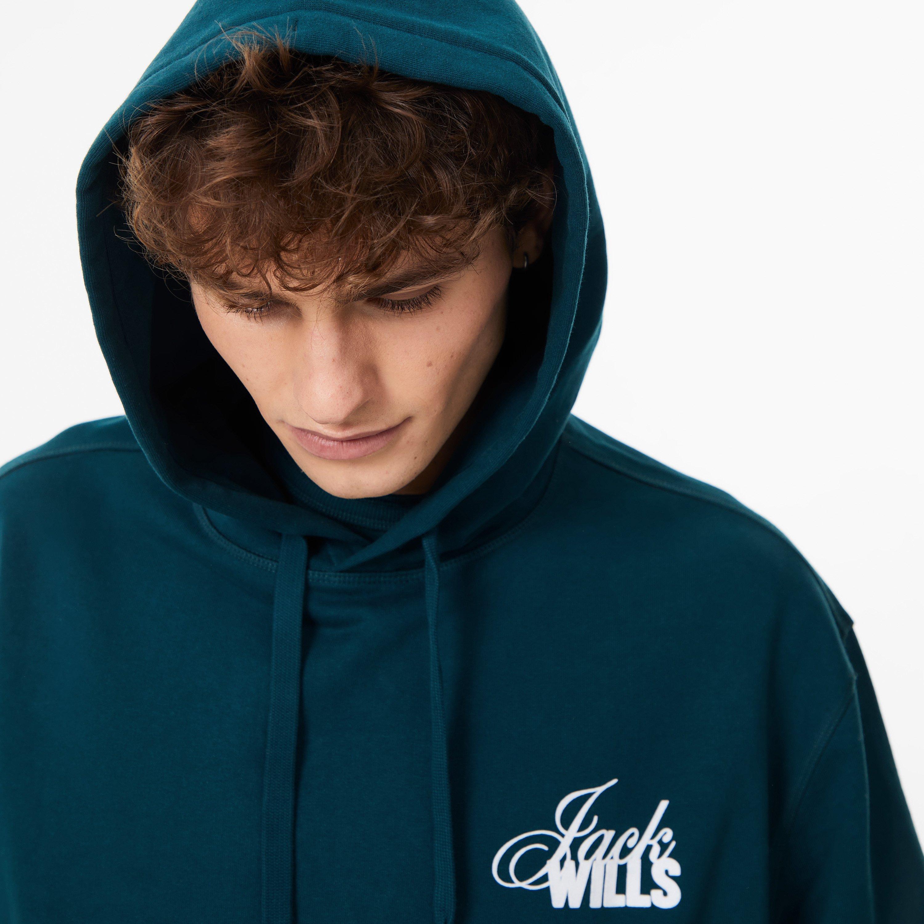 Rich Teal - Jack Wills - Vintage Hoodie - 3