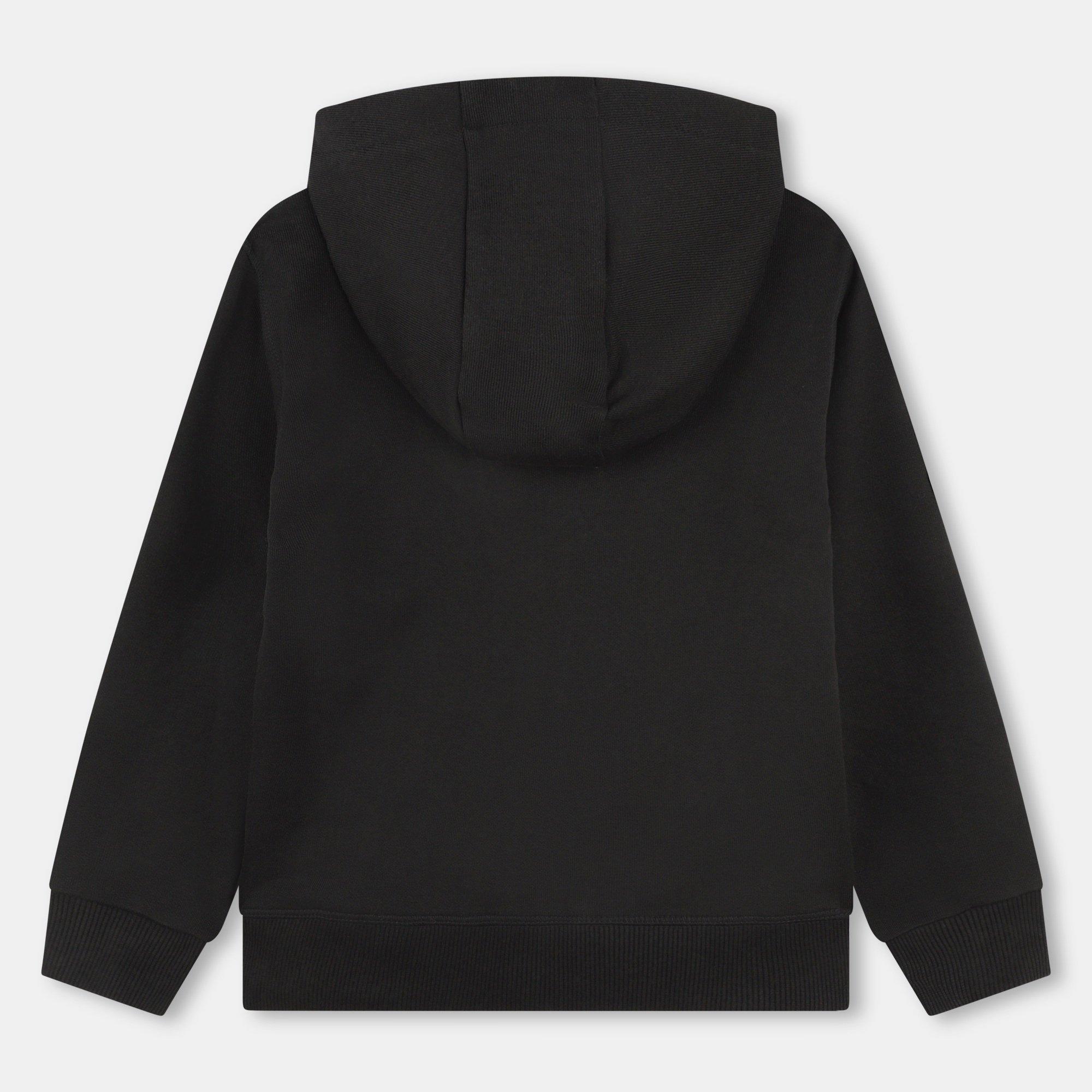 Preto 09B - Hugo - Logo Zip Hood Juniors - 2