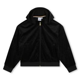 Boss Zip Up Hoodie Juniors