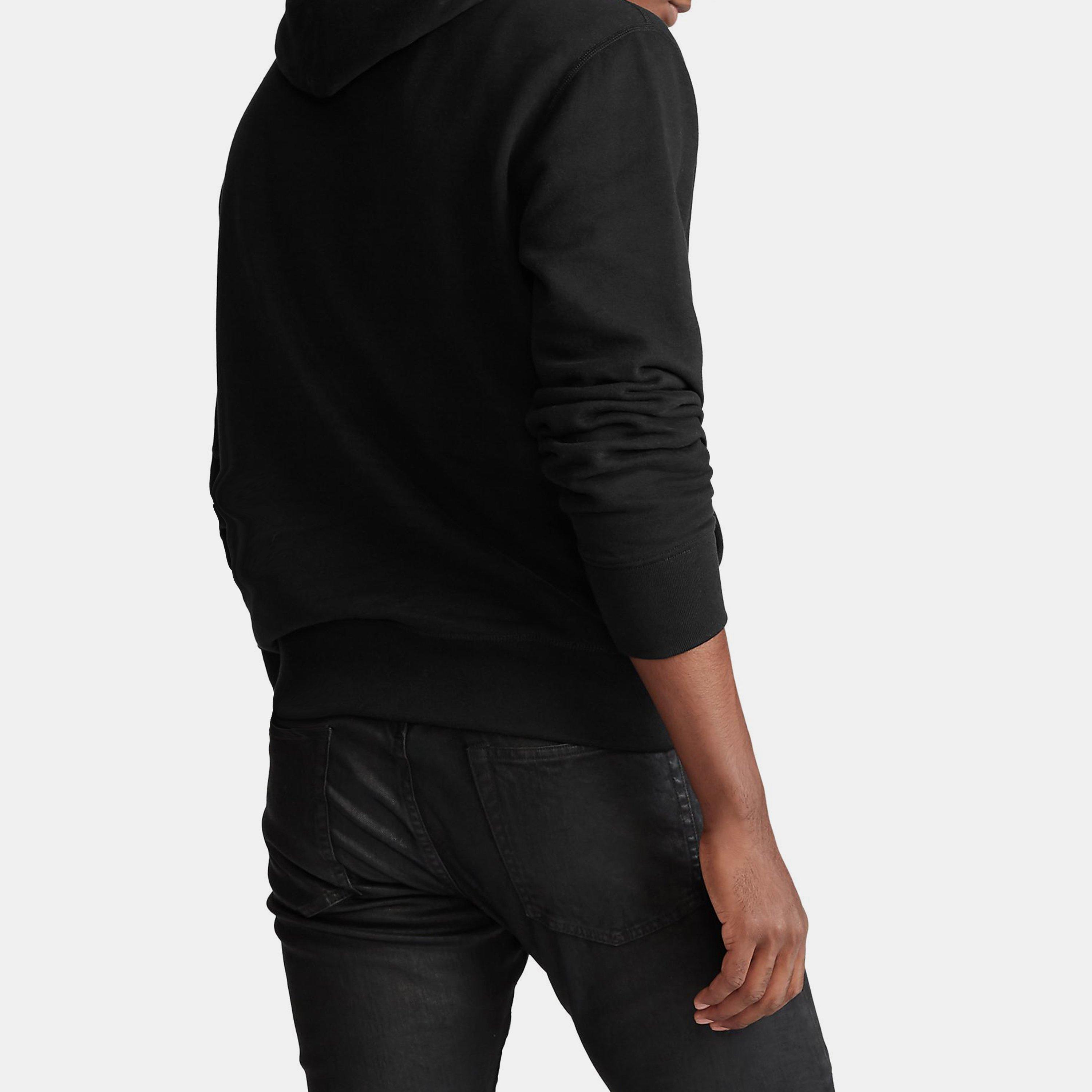 Polo Black - Polo Ralph Lauren - Fleece Pull On Hoodie - 3