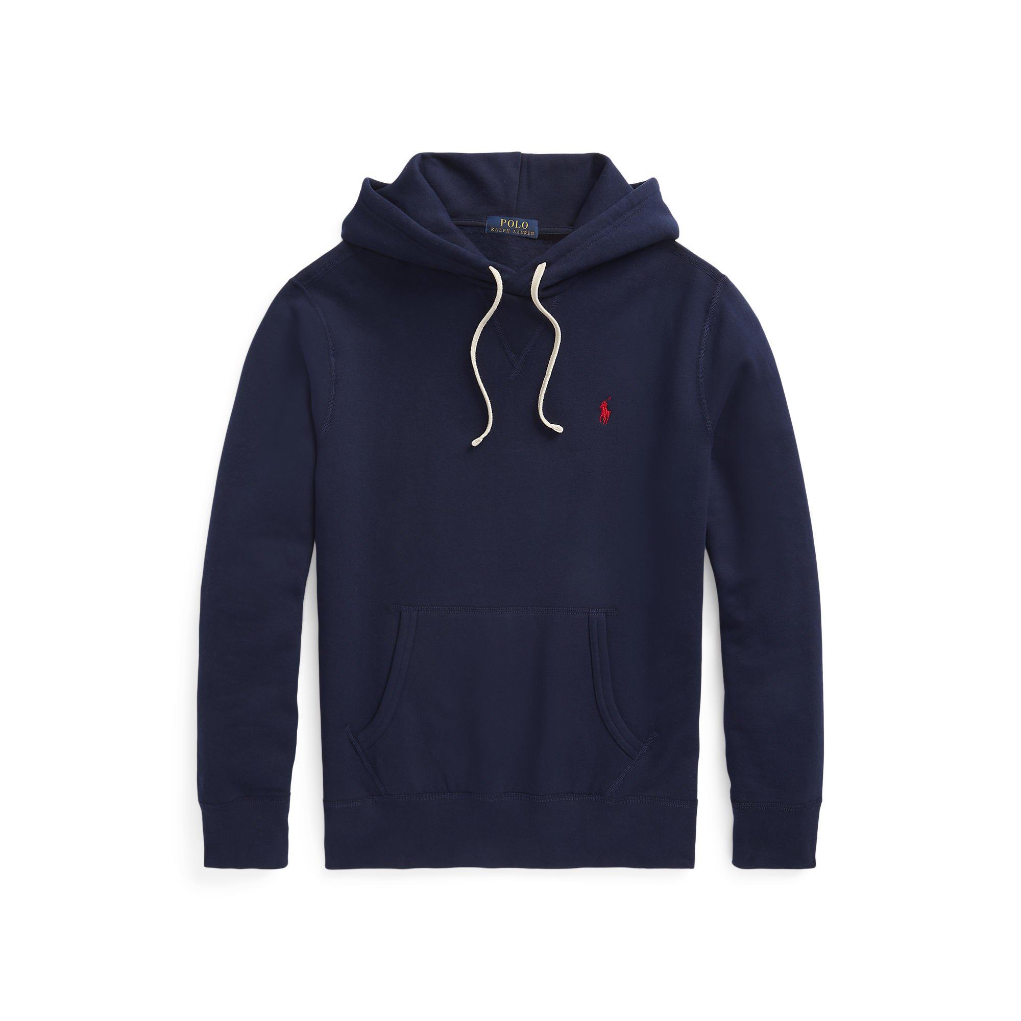Polo Ralph Lauren Fleece Pull On Hoodie - Cruise Navy - M