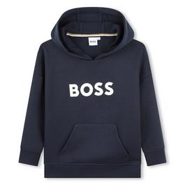 Boss Logo Print Hoodie Boys