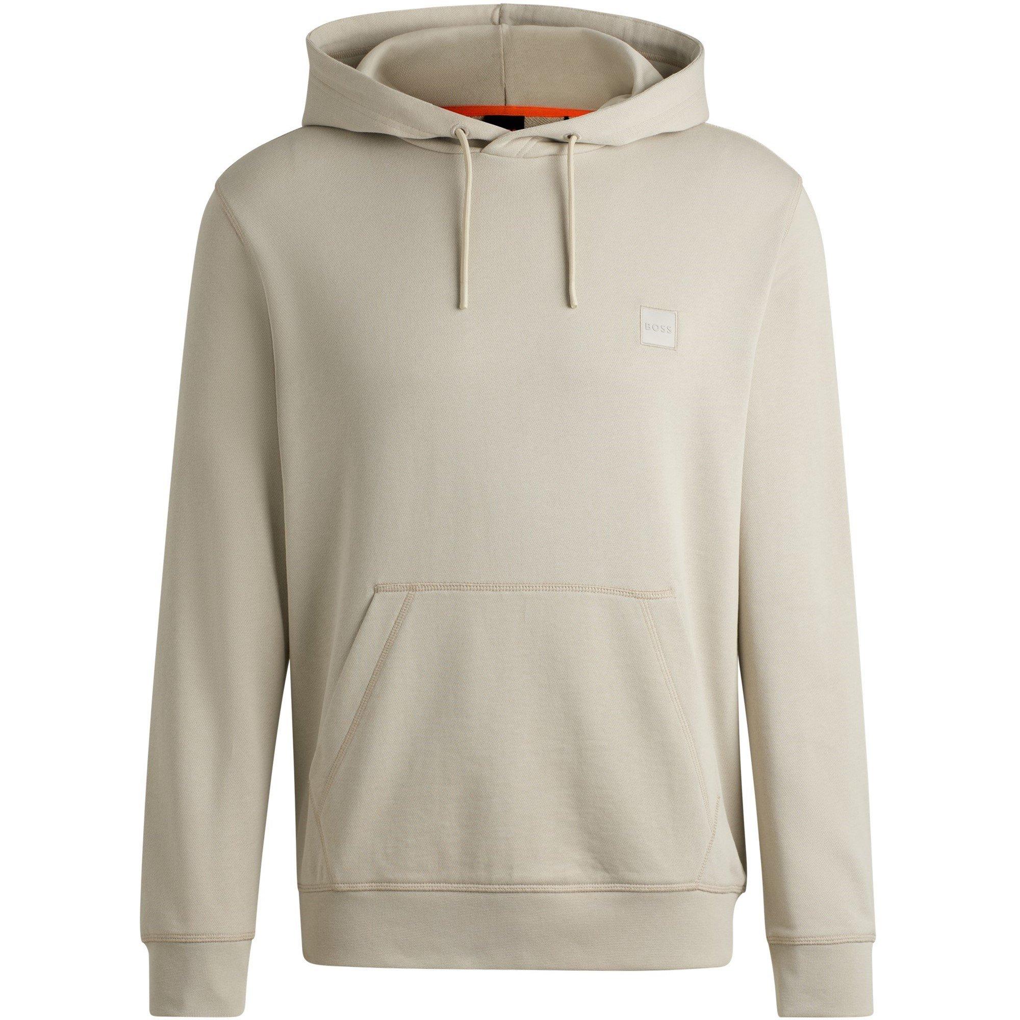 Boss Mens BOSS ORANGE Wetalk Premium Hoodie - Comfort and Style - Light Beige 271 - M