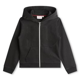 Hugo Logo Zip Hoodie