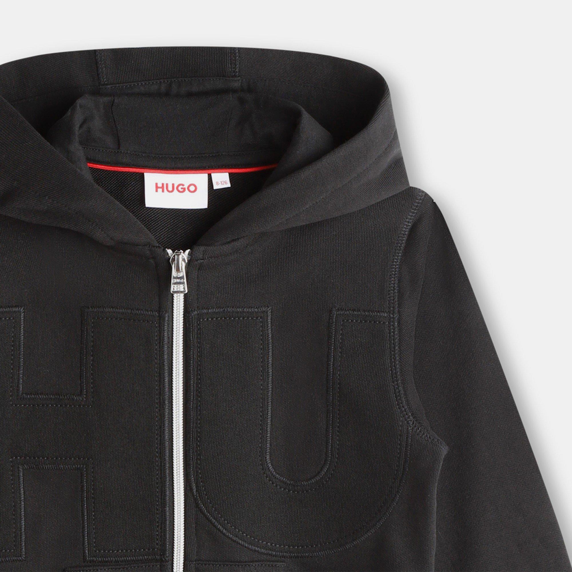 Nero 09B - Hugo - Logo Zip Hoodie - 3