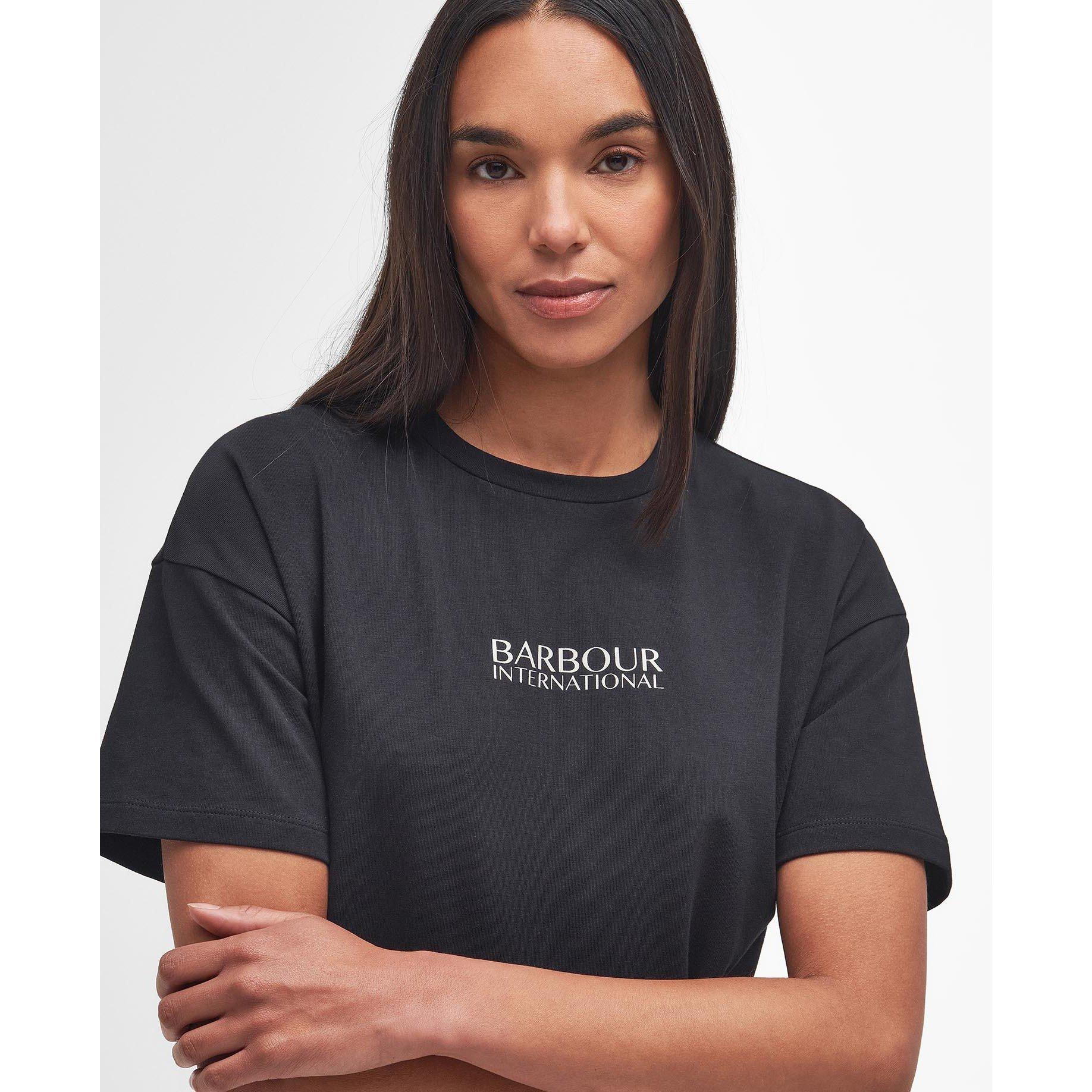 Black - Barbour International - Sofia Midi Dress - 4