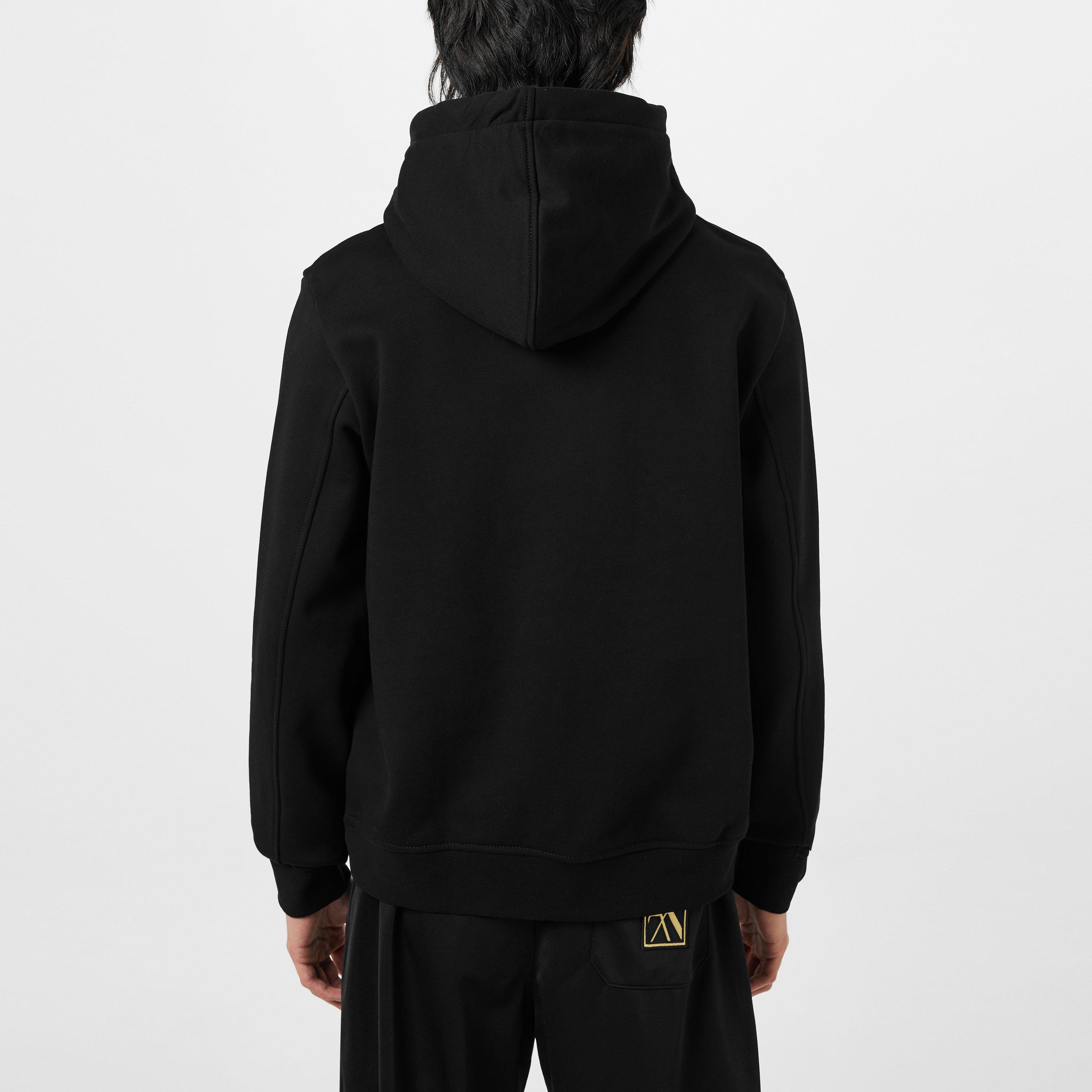 Crna - Armani Exchange - Men's Hoodie - 4