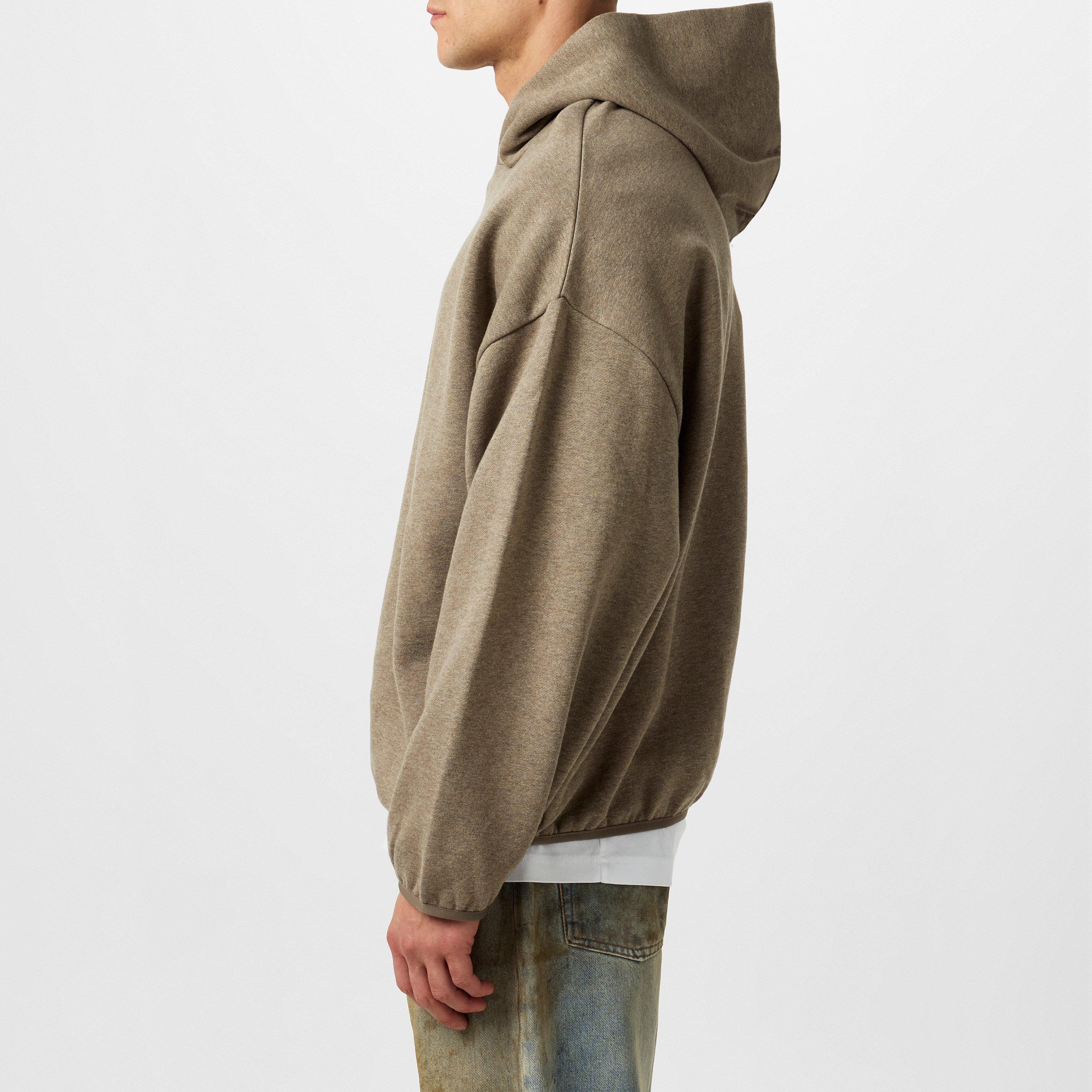 Heather Grey - Fear Of God Essentials - Logo Tab Cotton Hoodie - 2