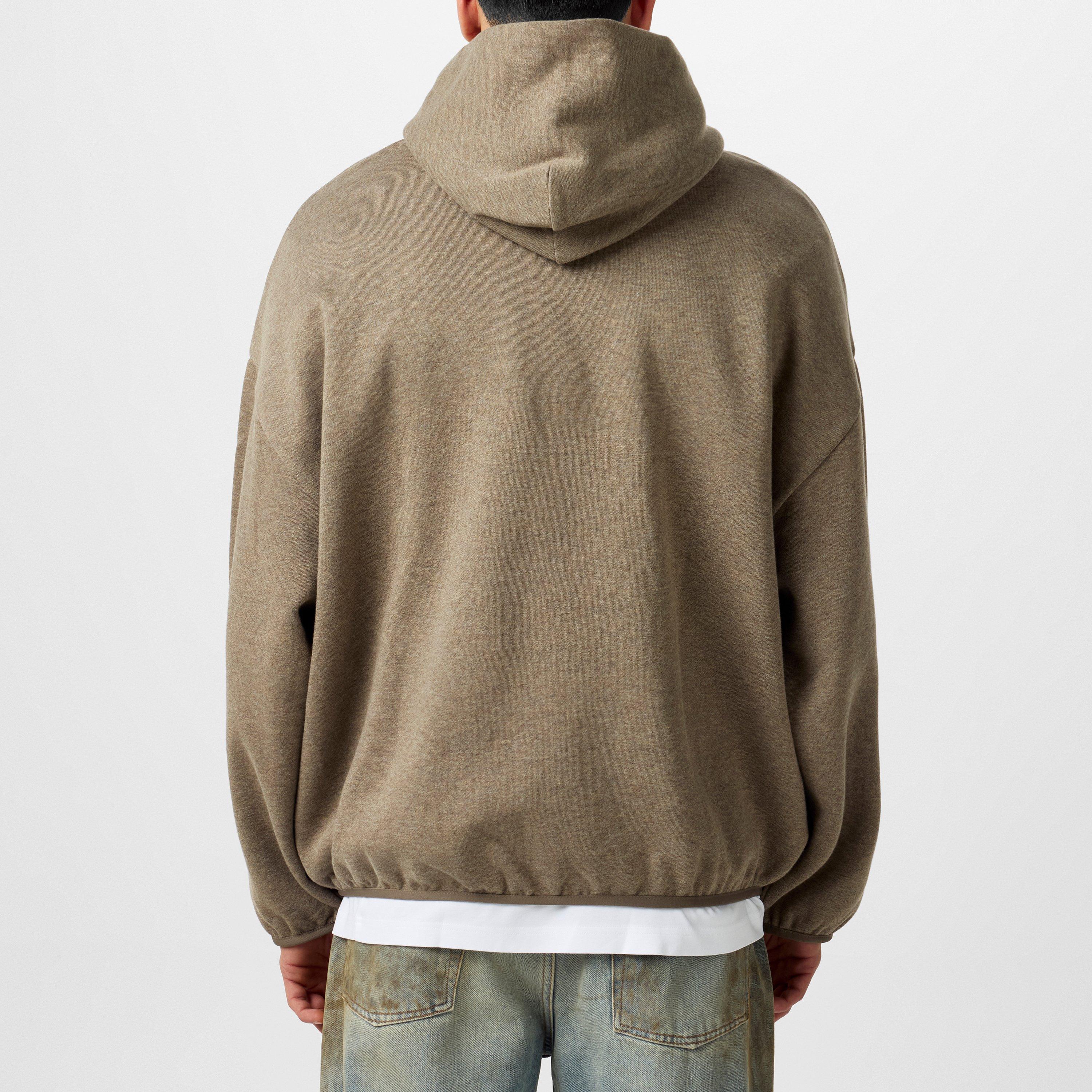 Heather Grey - Fear Of God Essentials - Logo Tab Cotton Hoodie - 3