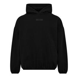 Fear Of God Essentials Logo Tab Cotton Hoodie