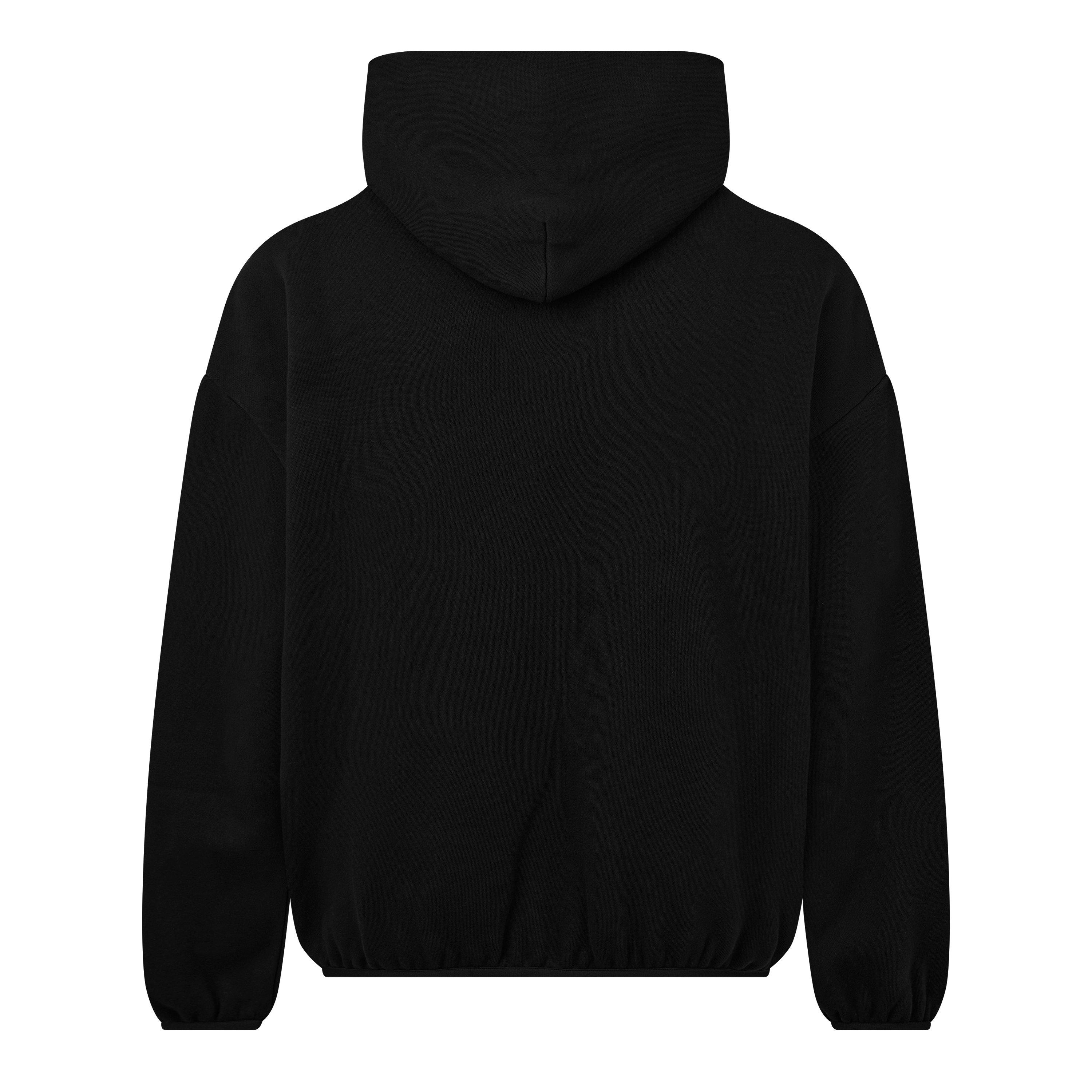Black - Fear Of God Essentials - Logo Tab Cotton Hoodie - 2