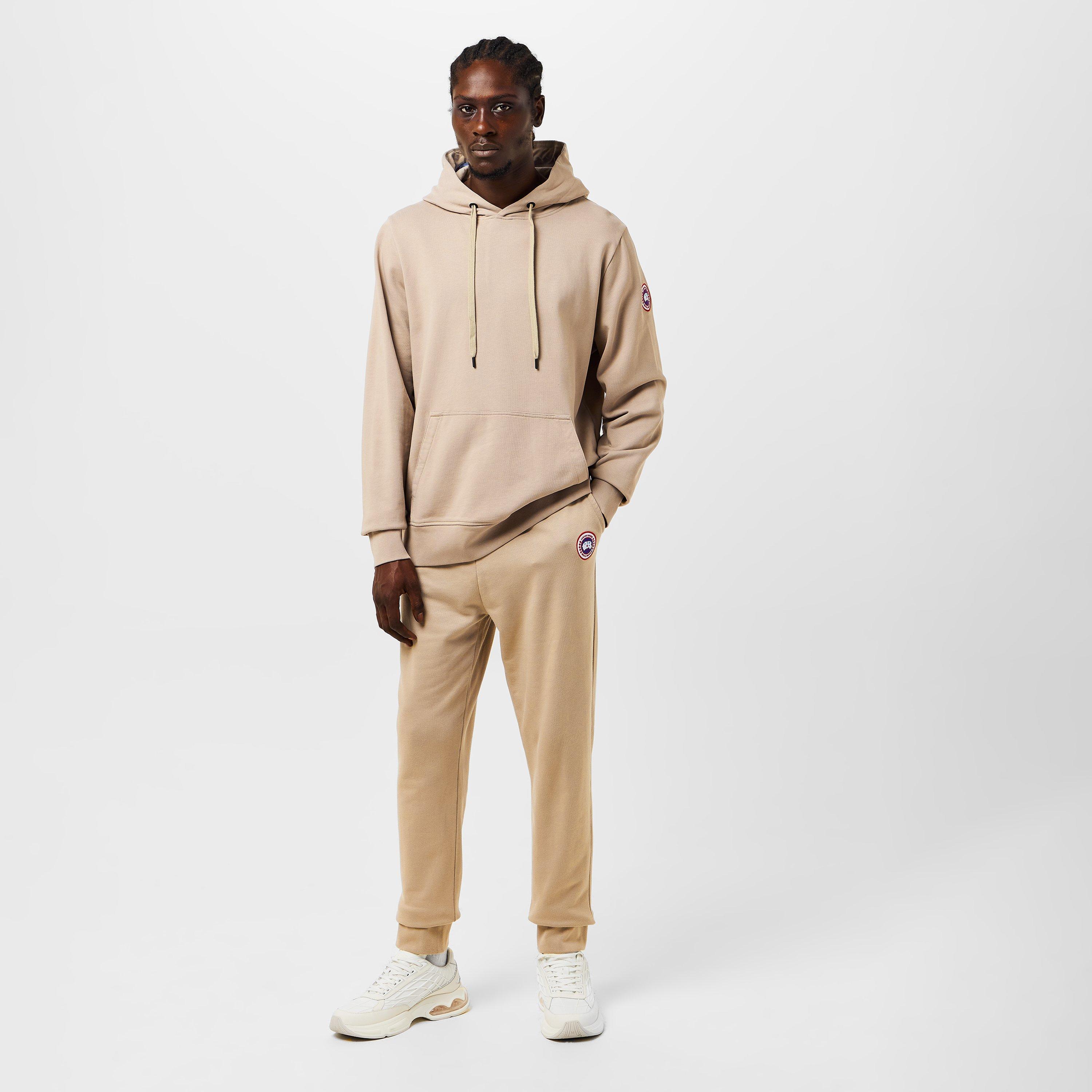 Limestone 9432 - Canada Goose - Men's Logo Cotton Huron Hoodie Sweatshirt - 6