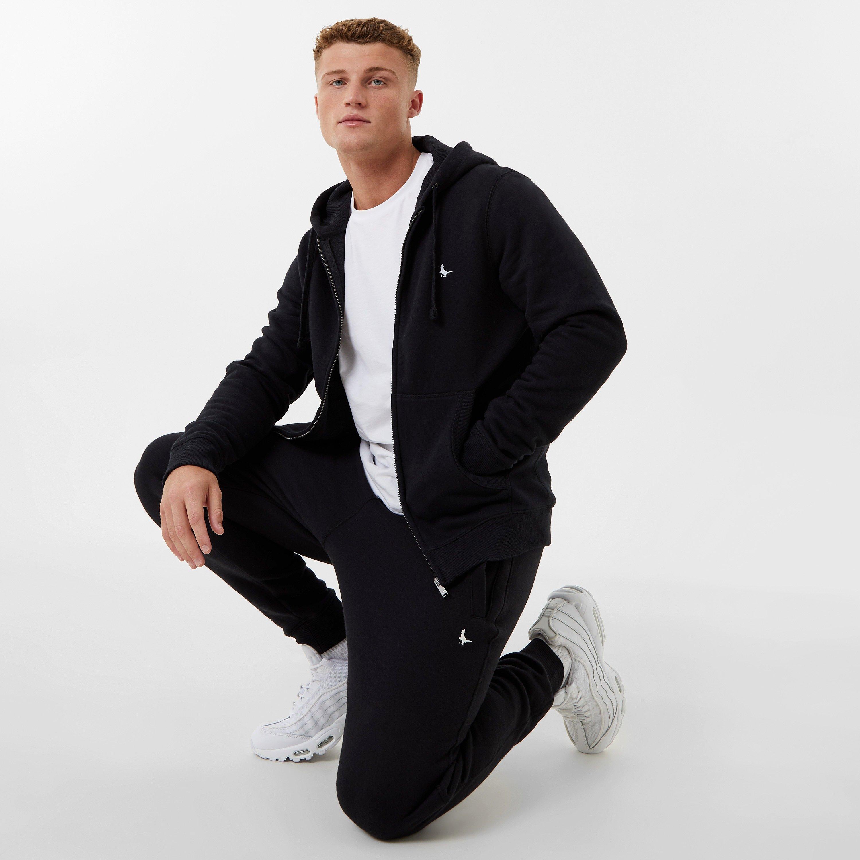 Black - Jack Wills - Pheasant Logo Zip Hoodie - 4