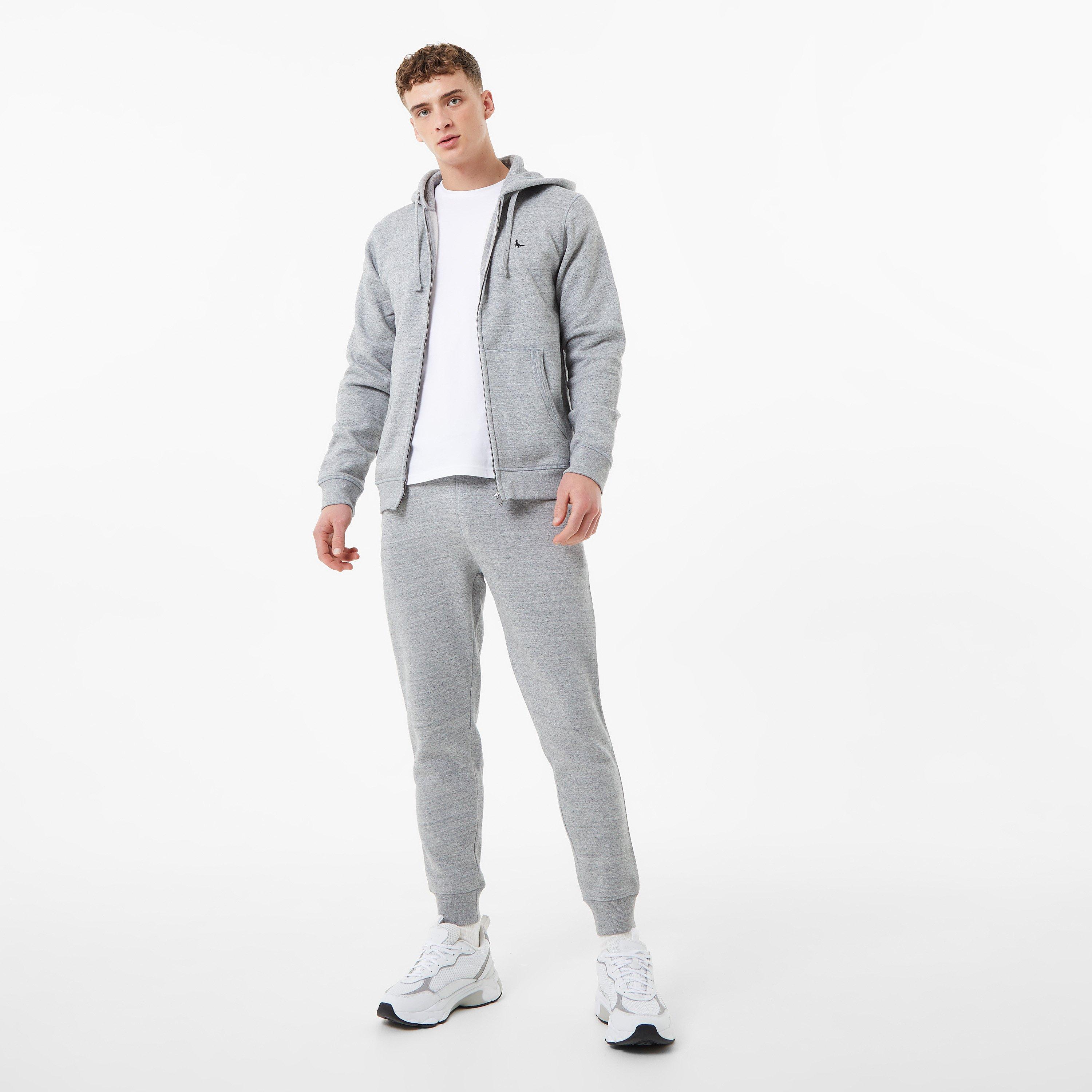 Grey Marl - Jack Wills - Pheasant Logo Zip Hoodie - 4