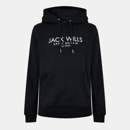 Jack Wills Batsford Logo Hoodie Mens