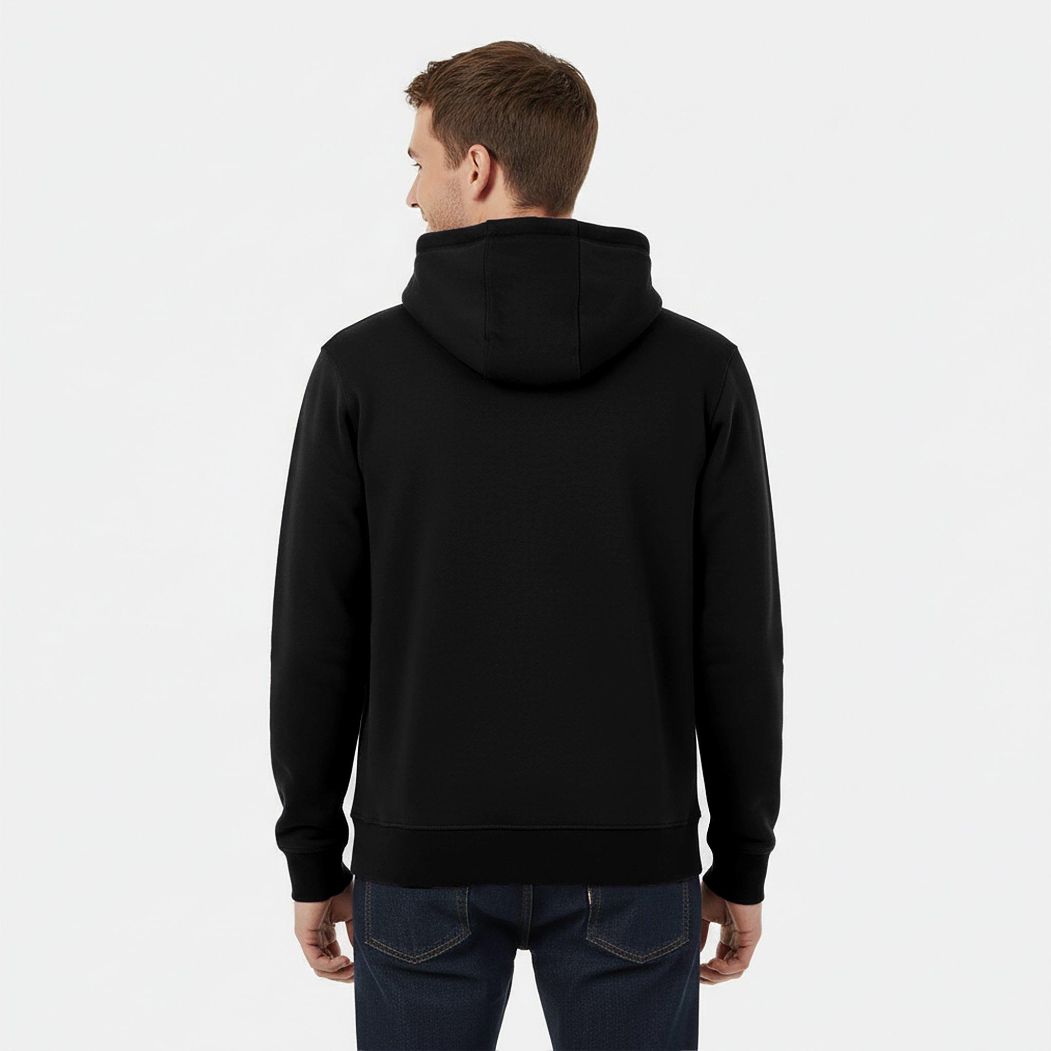 Noir - Jack Wills - Batsford Logo Hoodie Mens - 4