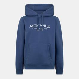 Jack Wills Batsford Logo Hoodie Mens