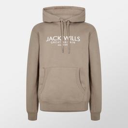 Jack Wills Batsford Logo Hoodie Mens