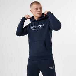 Jack Wills JW Batsford Graphic Logo Hoodie