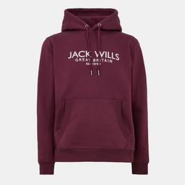 Jack Wills Batsford Logo Hoodie Mens
