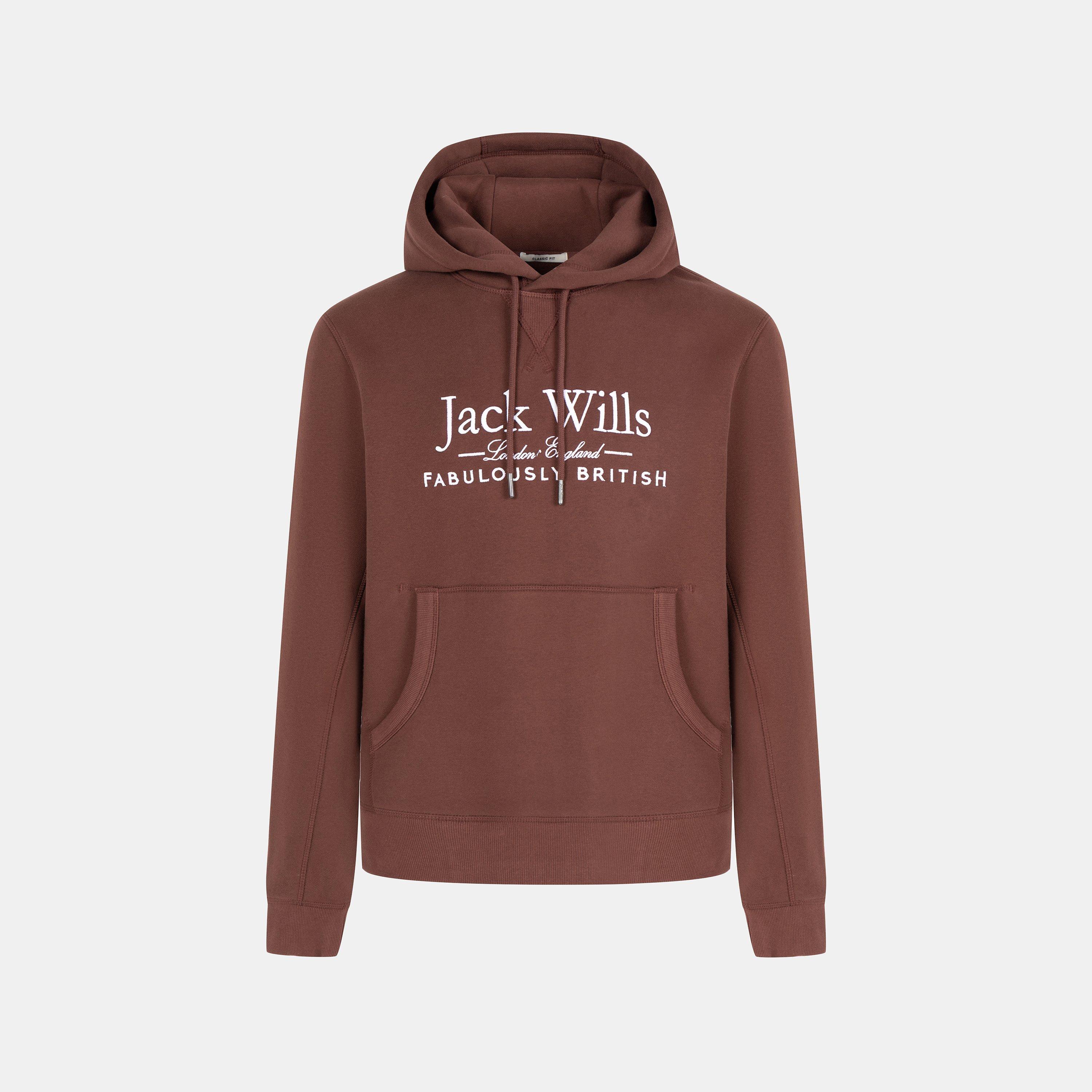 Jack Wills Batsford Logo Hoodie Mens