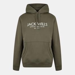 Jack Wills Batsford Logo Hoodie Mens