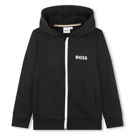 Boss Kids Small Logo Full-Zip Hoodie