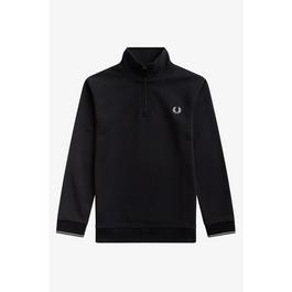 Fred Perry Boys Quarter Zip Sweatshirt