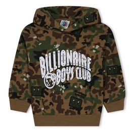 Billionaire Boys Club Camo Arch Logo Popover Hoodie Junior Boys