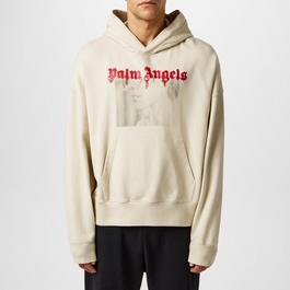 Palm Angels Portrait Over The Head Hoodie