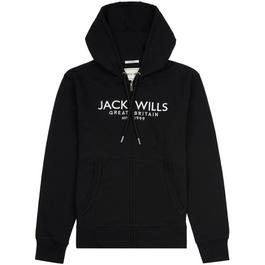 Jack Wills JW Graphic Zip Hoodie Mens