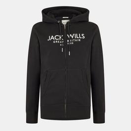 Jack Wills Graphic Zip Hoodie